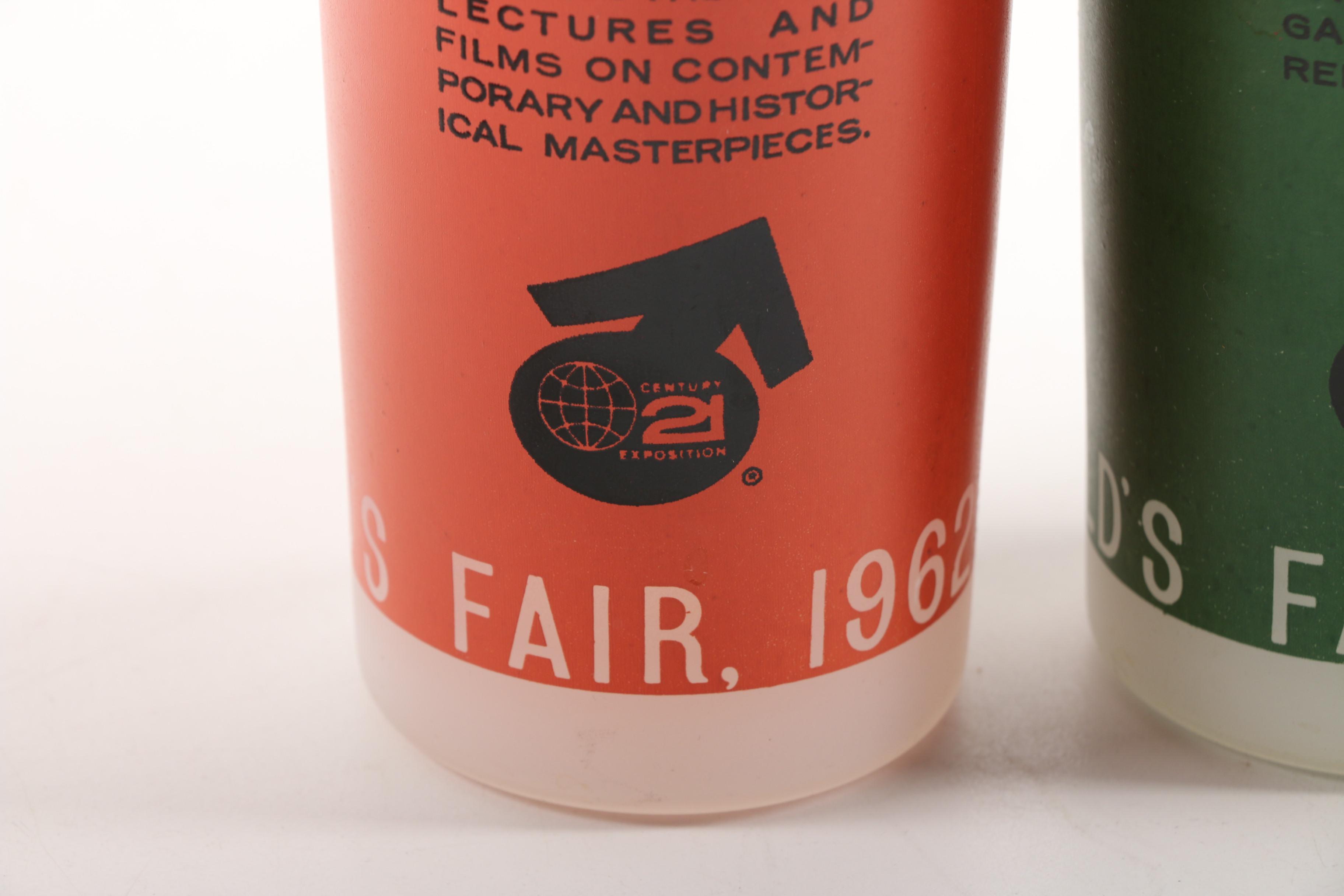 Complete Set of 1962 Seattle World's Fair Frosted Tumblers