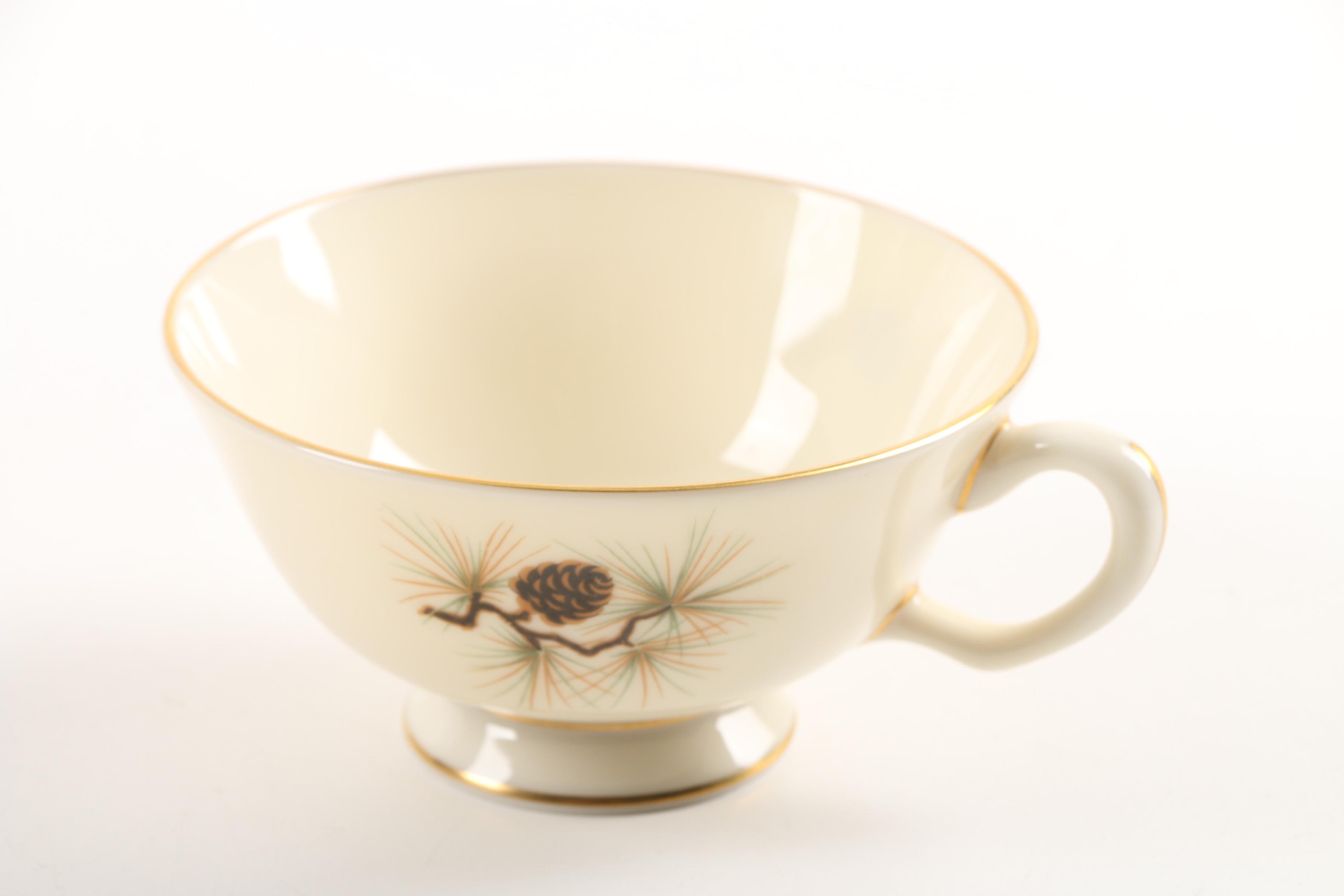 Vintage Lenox "Pine" China Place Setting