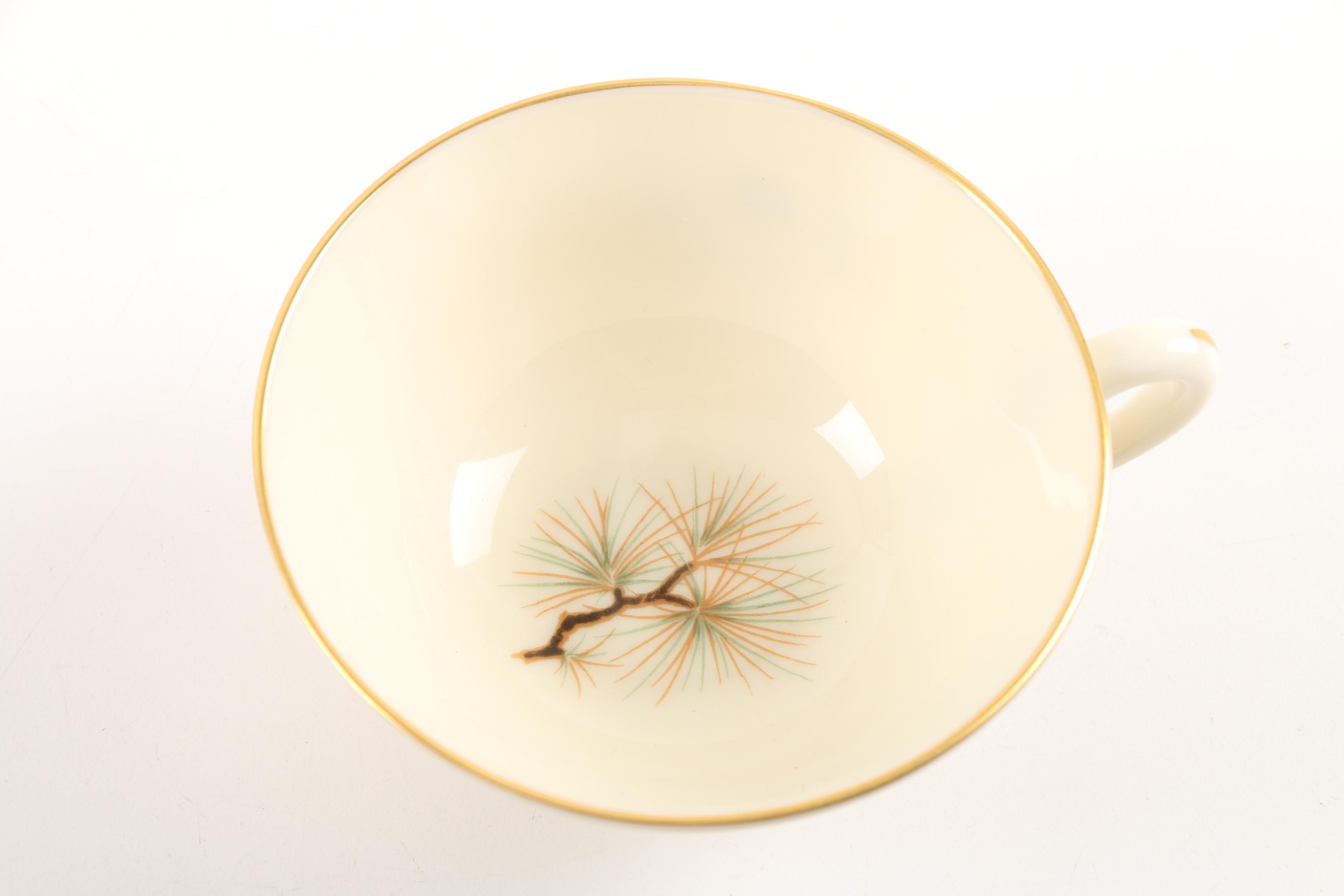 Vintage Lenox "Pine" China Place Setting