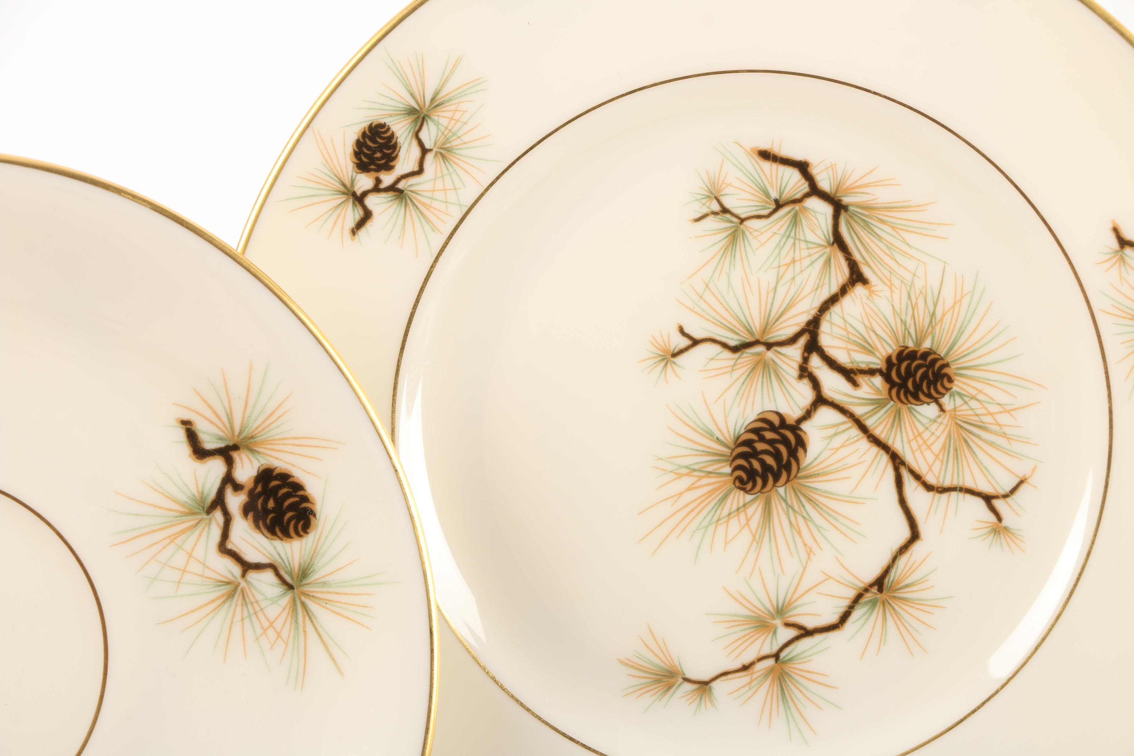 Vintage Lenox "Pine" China Place Setting