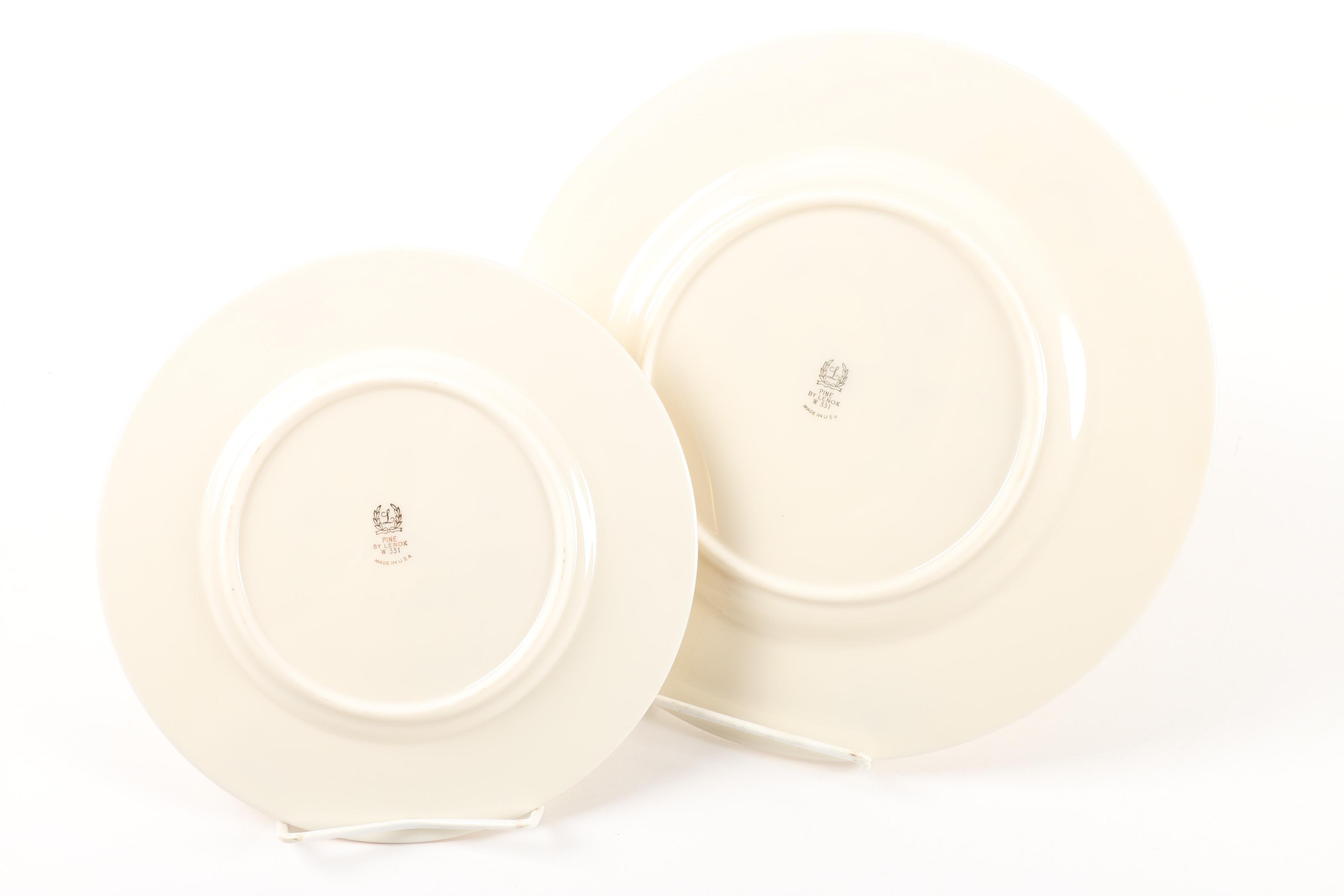 Vintage Lenox "Pine" China Place Setting