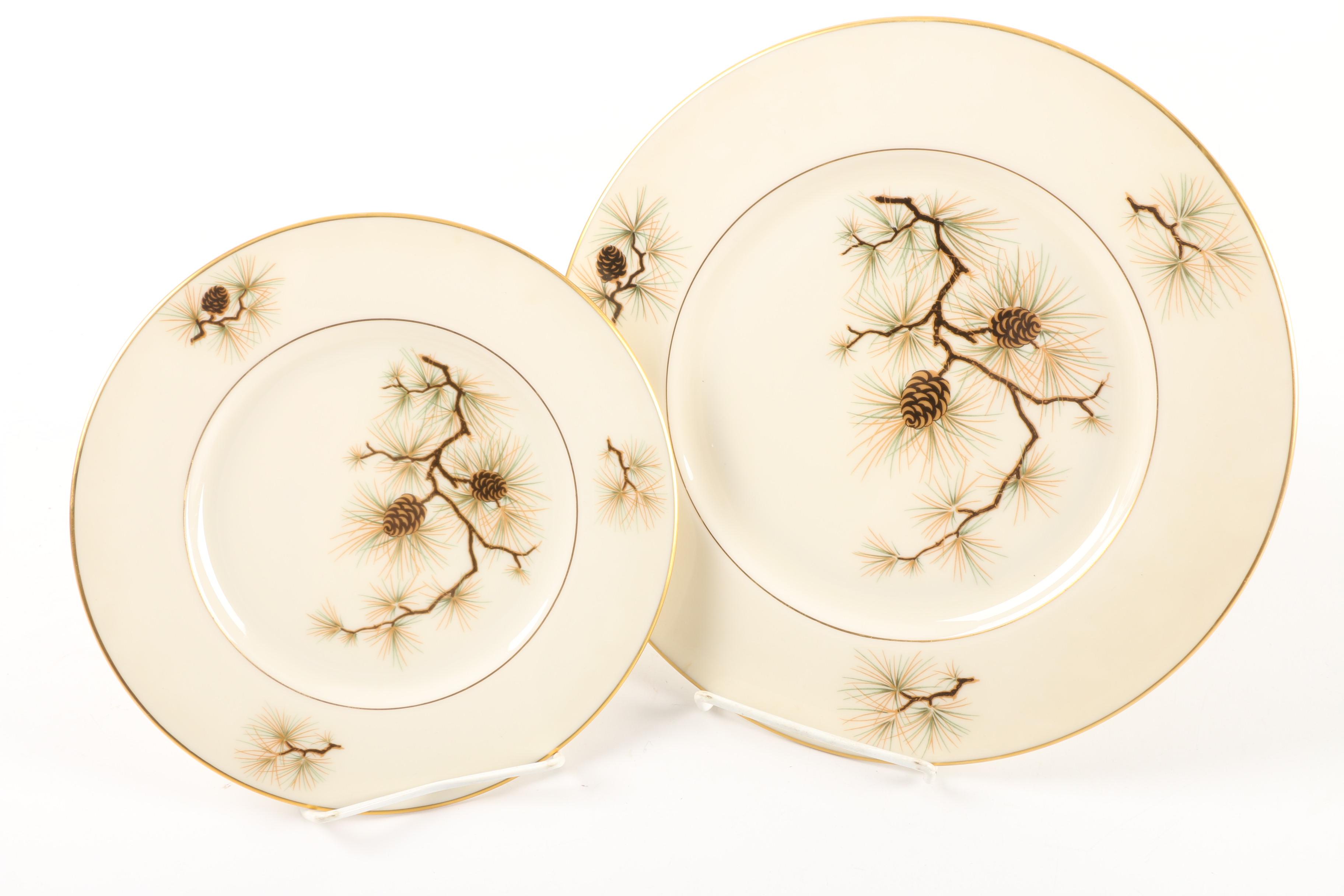 Vintage Lenox "Pine" China Place Setting