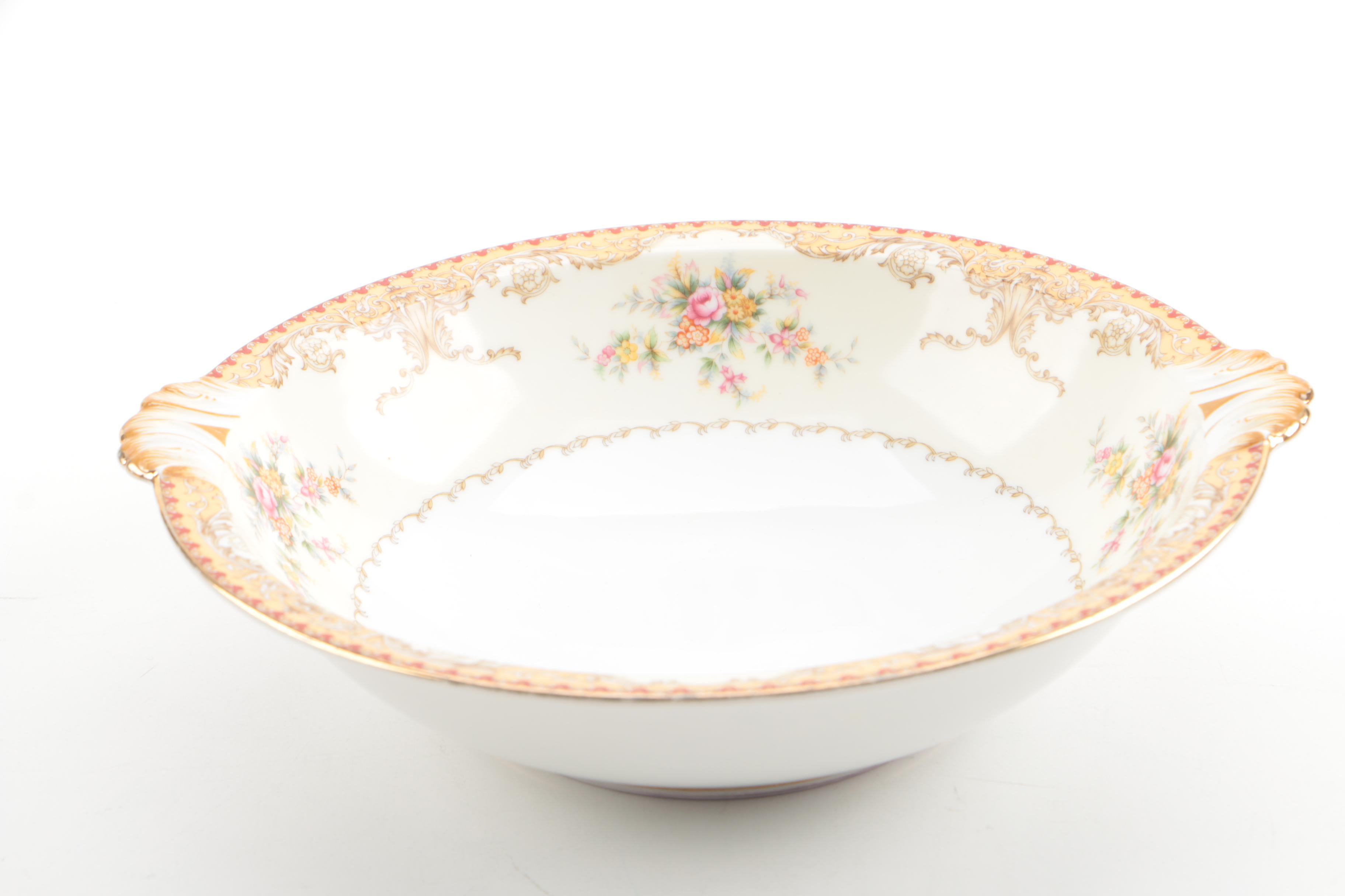 Meito China "Derby" Porcelain Tableware, Service for Four