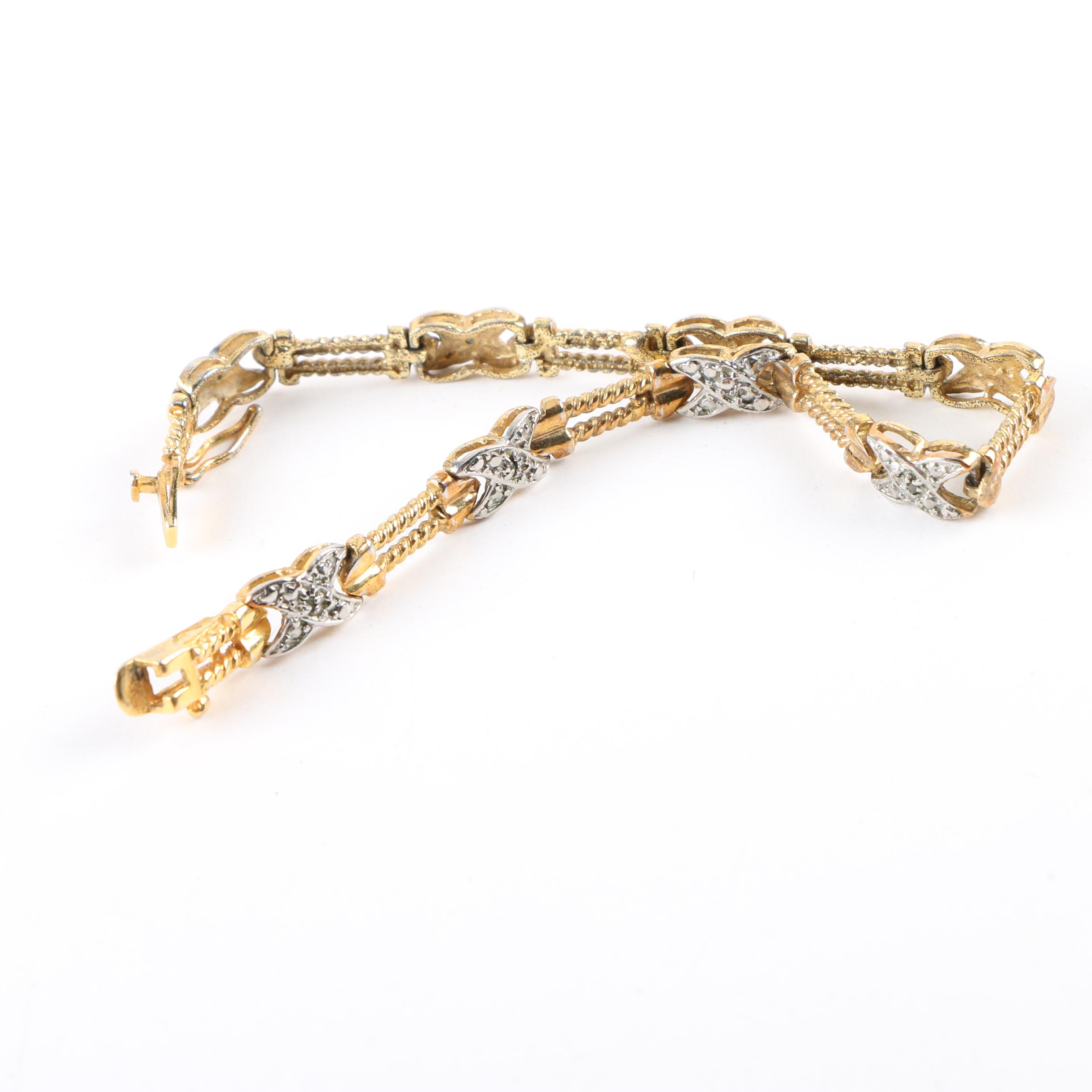 Sterling Silver Jewelry Including Cultured Pearls and Diamonds