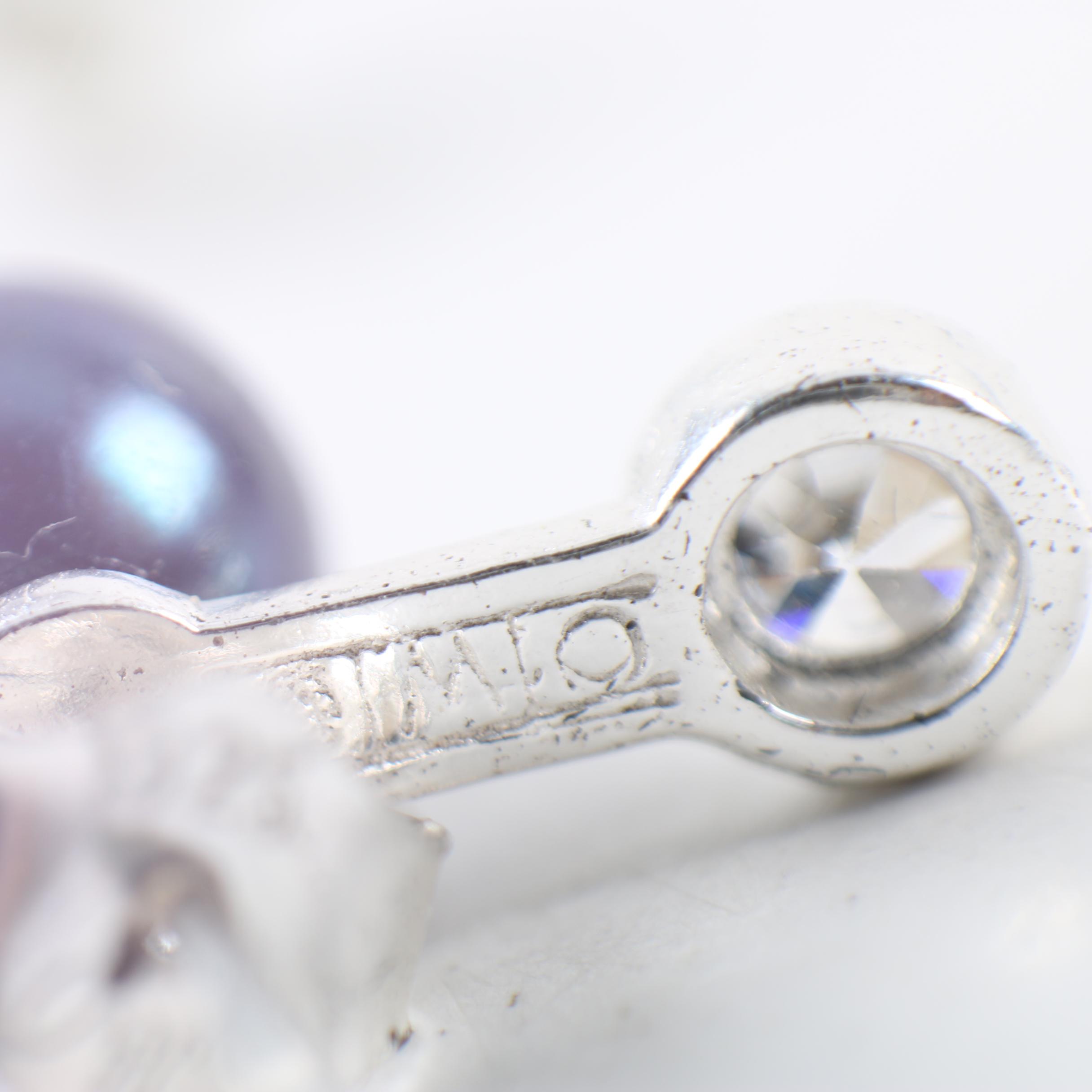 Sterling Silver Jewelry Including Cultured Pearls and Diamonds