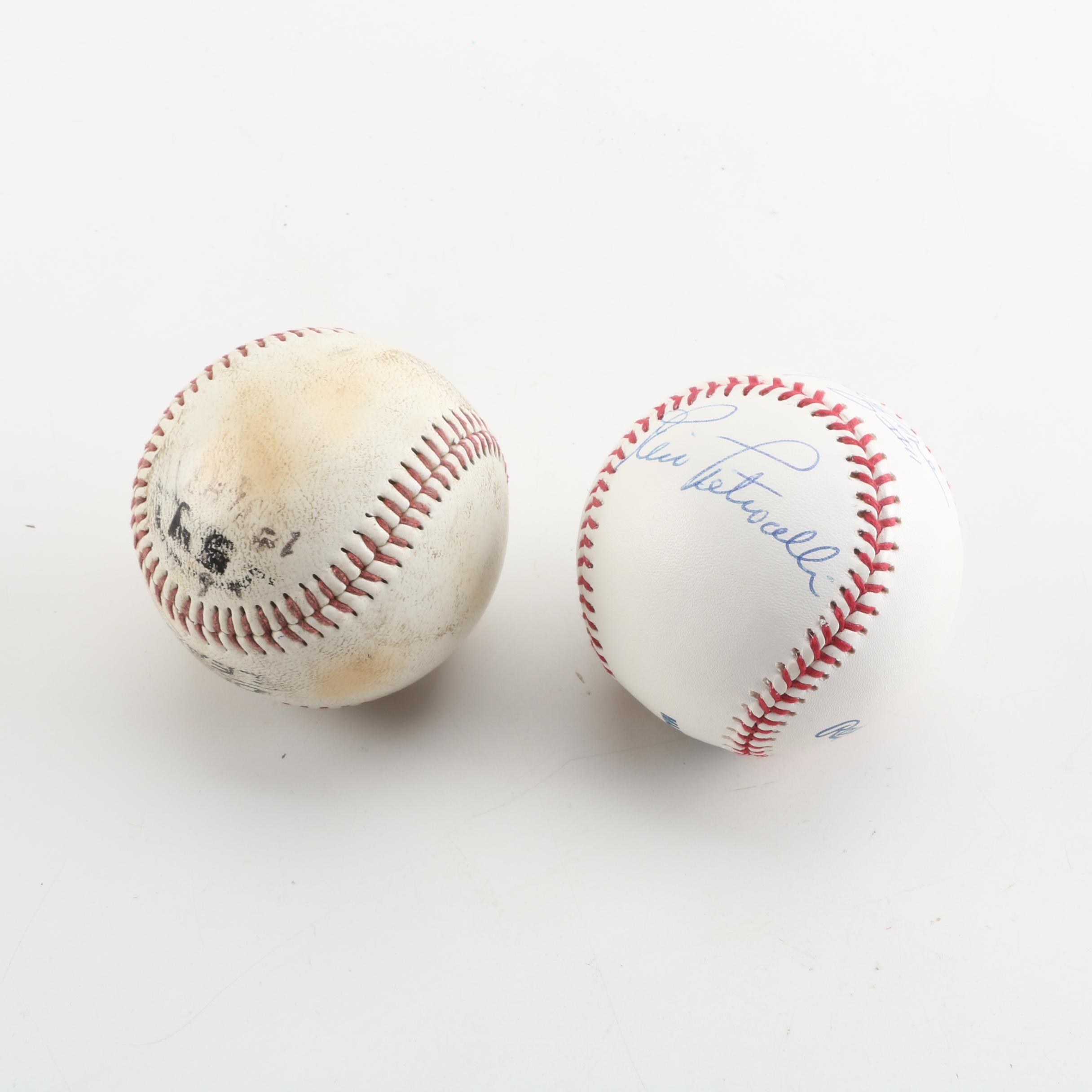 Butch Hobson, Rico Petrocelli, and Frank Malzone Autographed Baseball