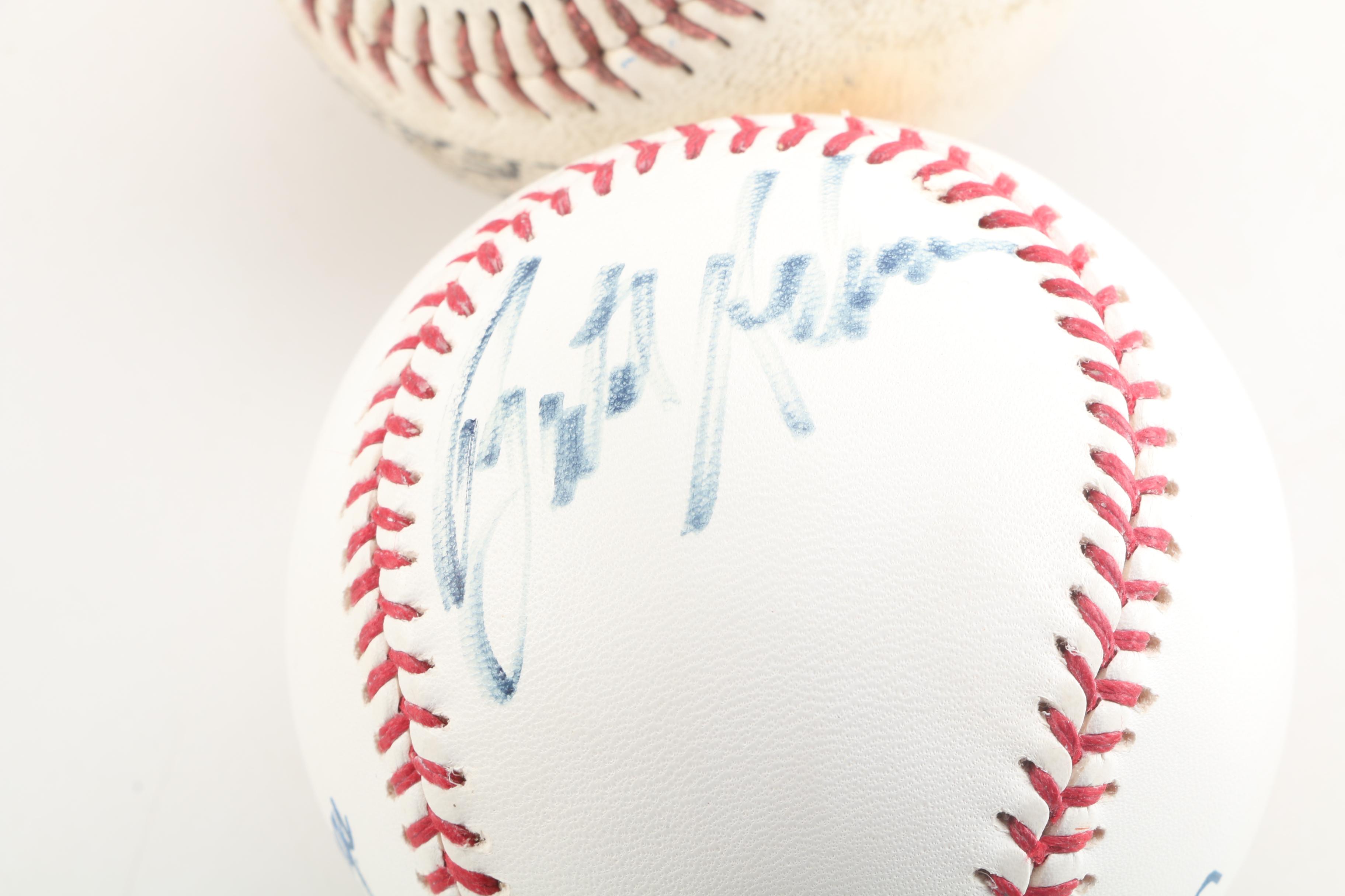 Butch Hobson, Rico Petrocelli, and Frank Malzone Autographed Baseball