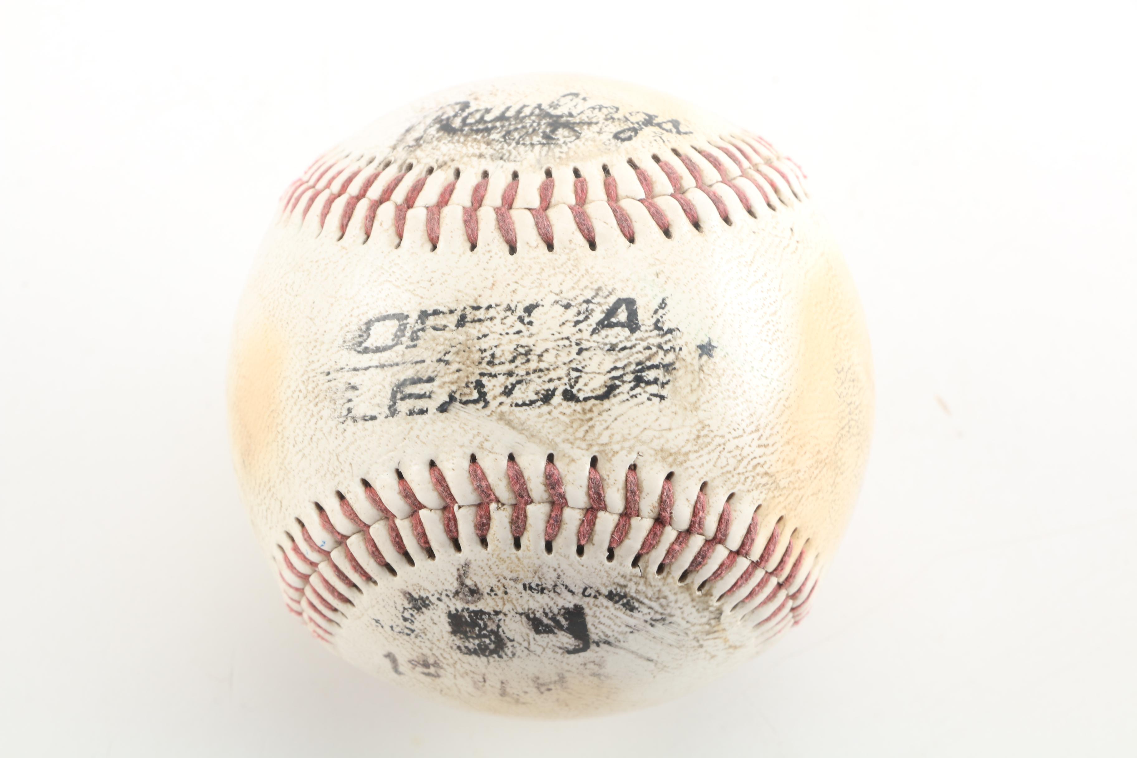 Butch Hobson, Rico Petrocelli, and Frank Malzone Autographed Baseball