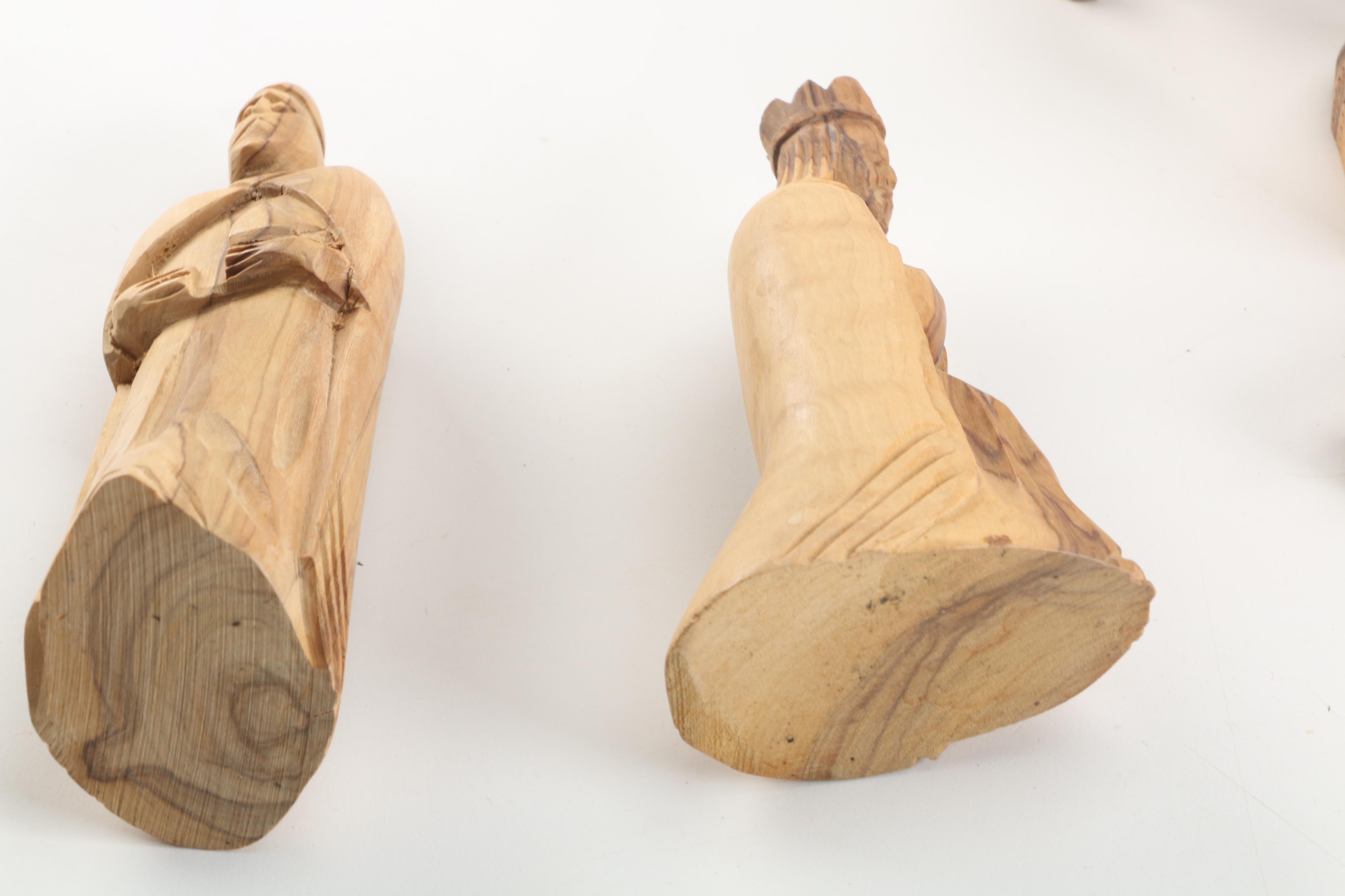 Bethlehem Handicrafts Olive Wood Nativity Scene and Camel Caravan