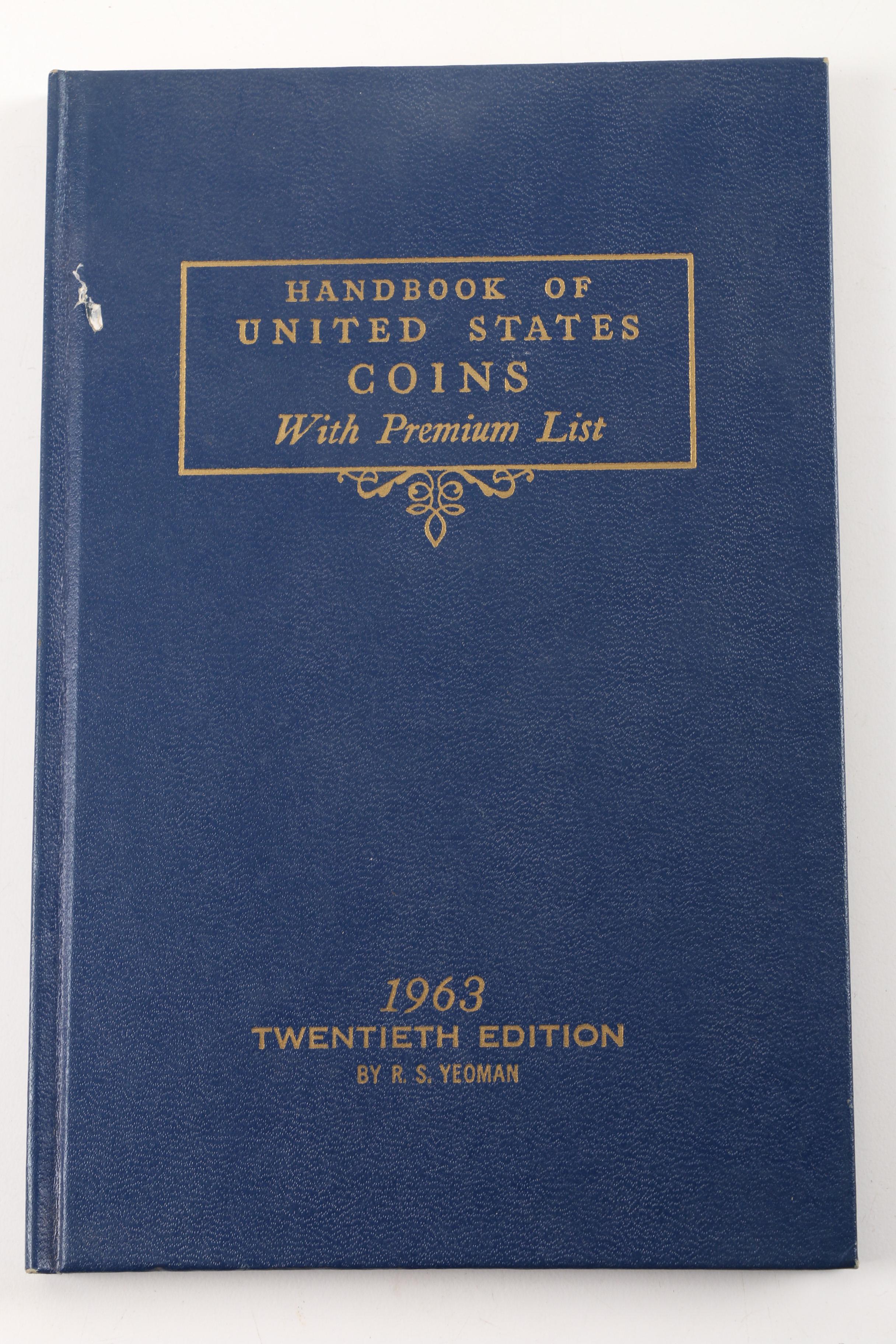 Vintage Stamp Albums and "Handbook of United States Coins"