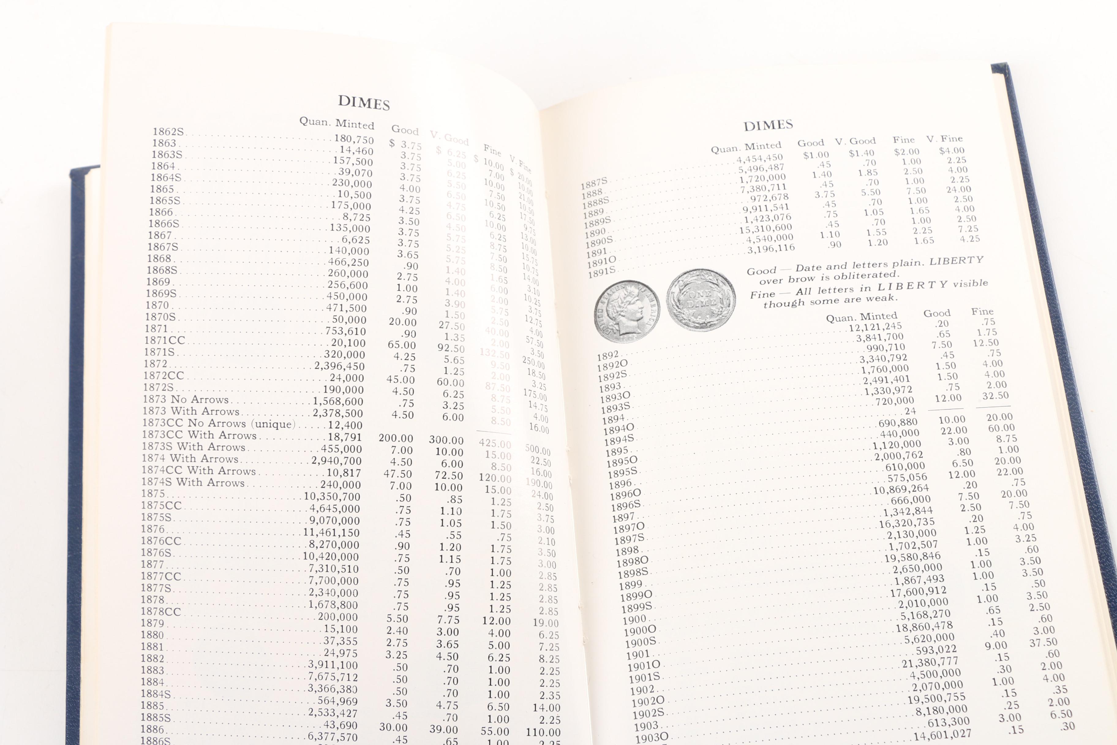 Vintage Stamp Albums and "Handbook of United States Coins"