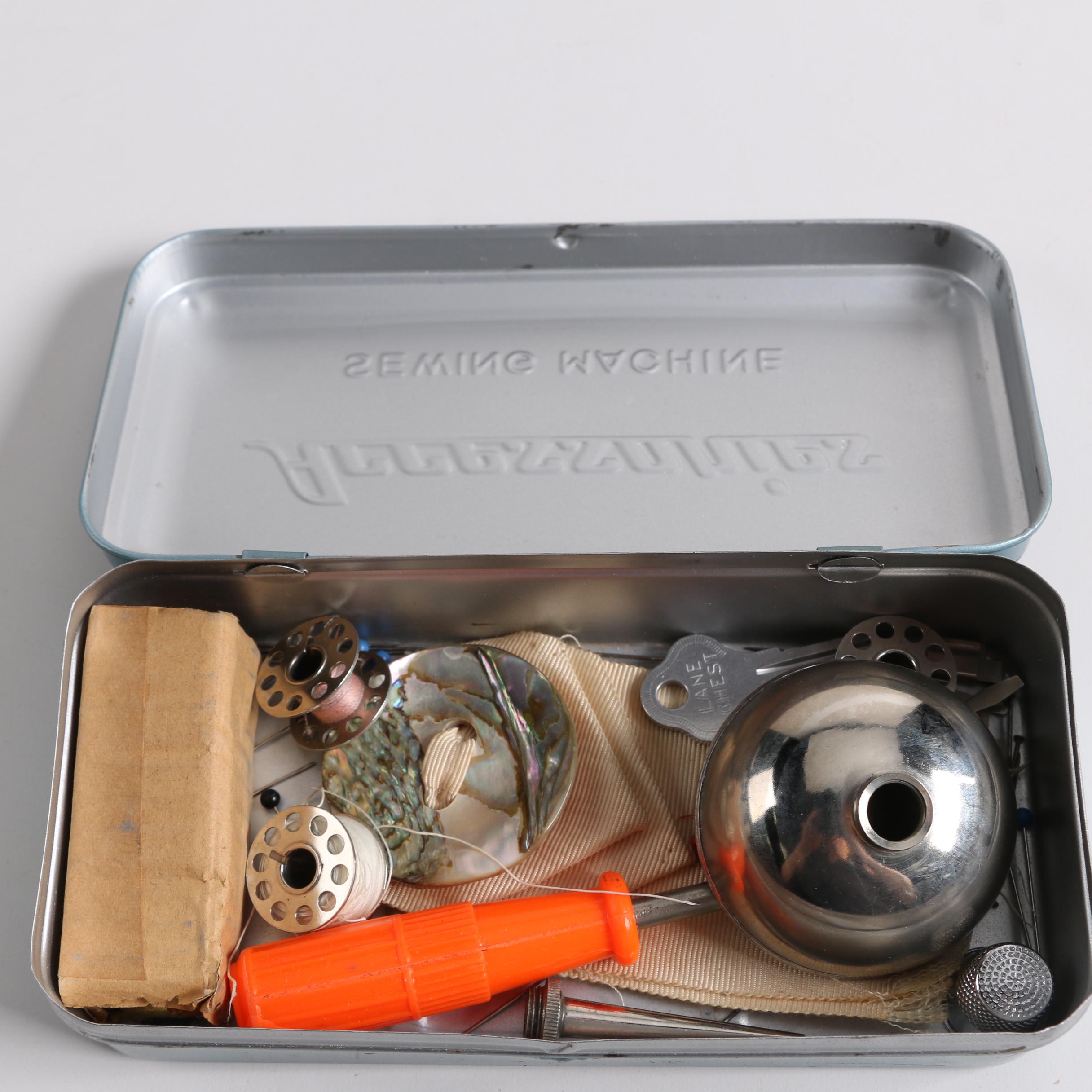 Vintage Kenmore Buttonhole Attachment and Other Sewing Supplies