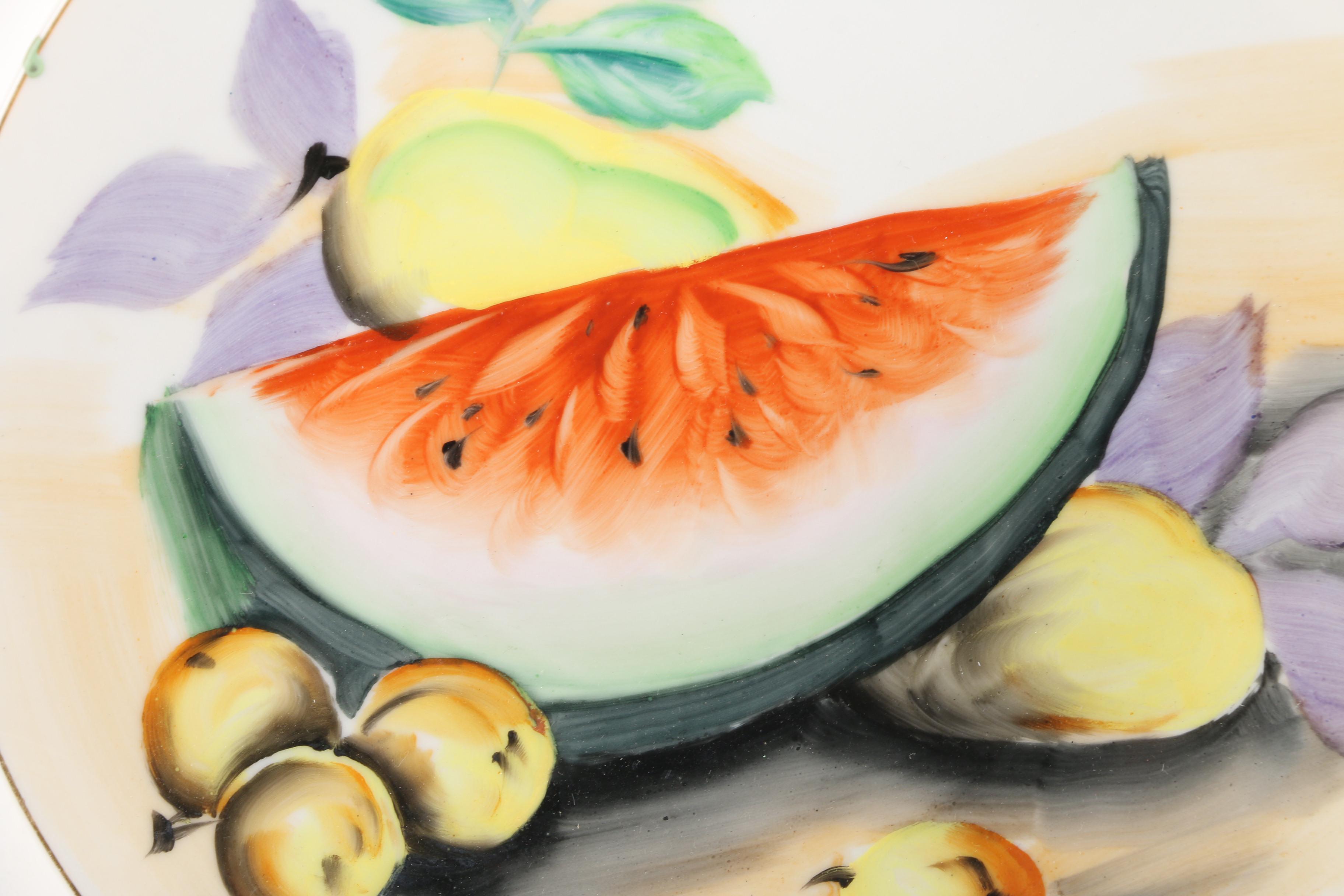 Ucagco China Hand Painted Plates