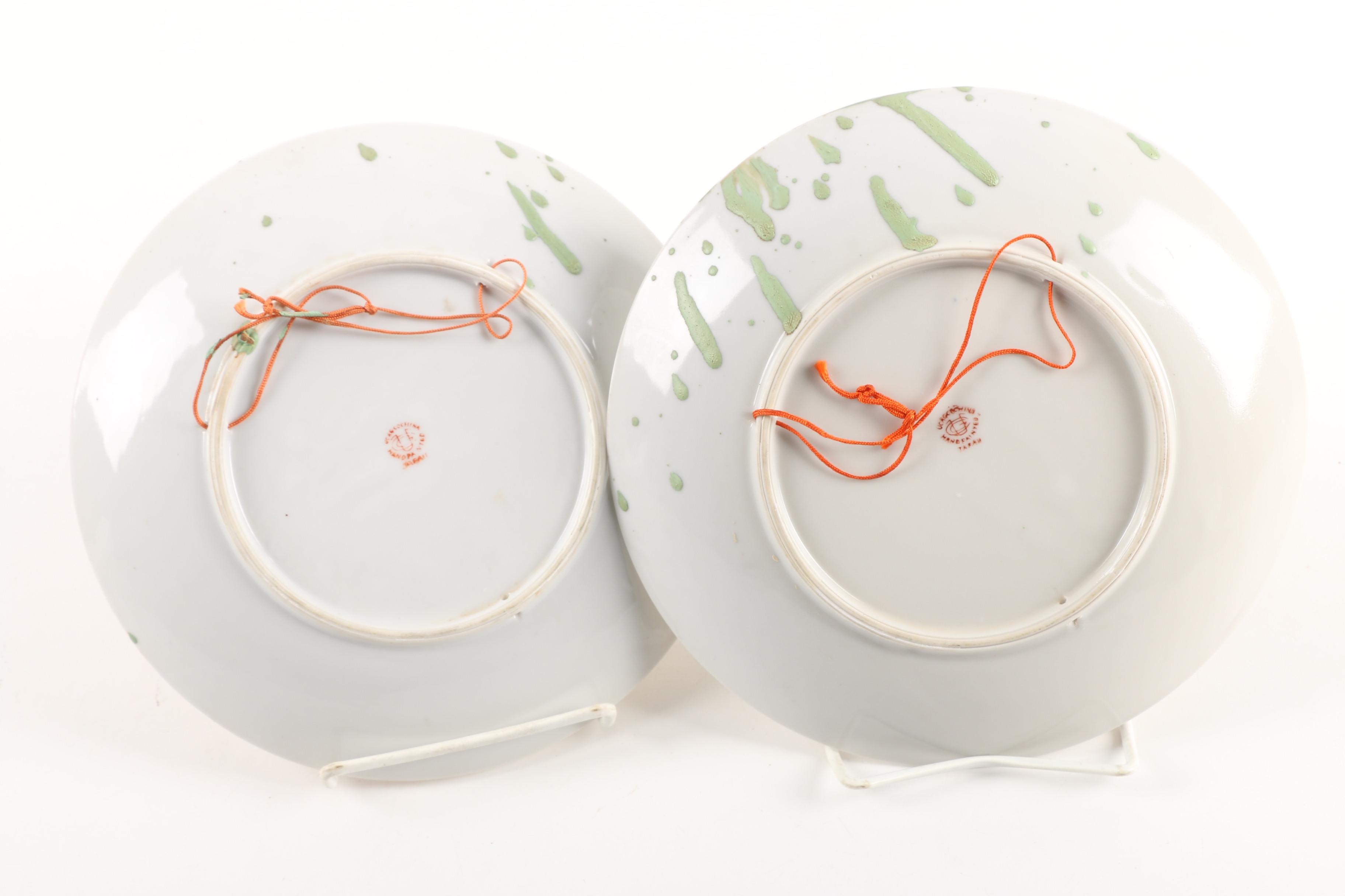 Ucagco China Hand Painted Plates