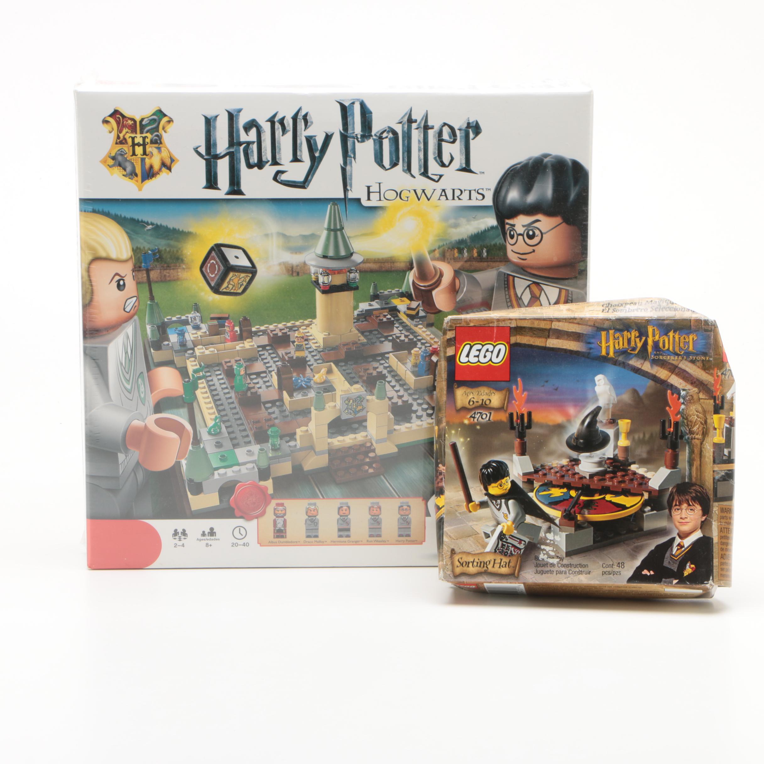 LEGO Games "Harry Potter Hogwarts" and LEGO "Sorting Hat"