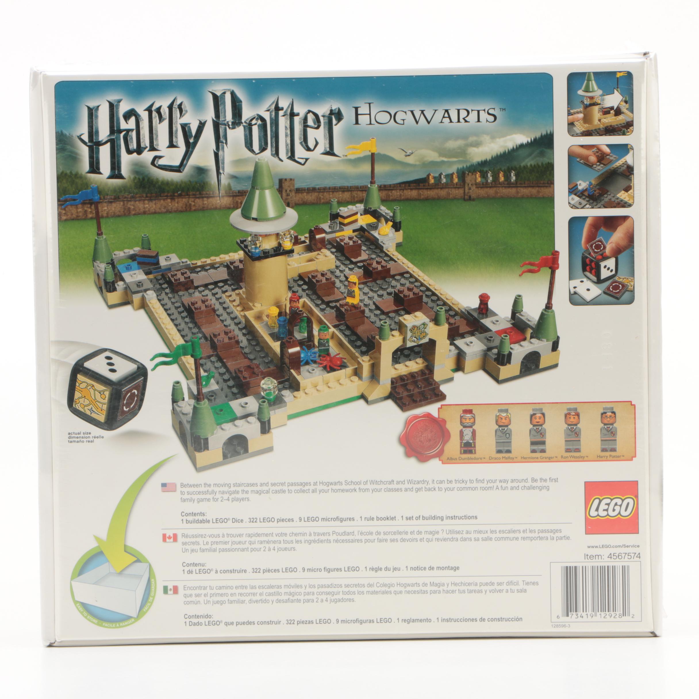 LEGO Games "Harry Potter Hogwarts" and LEGO "Sorting Hat"