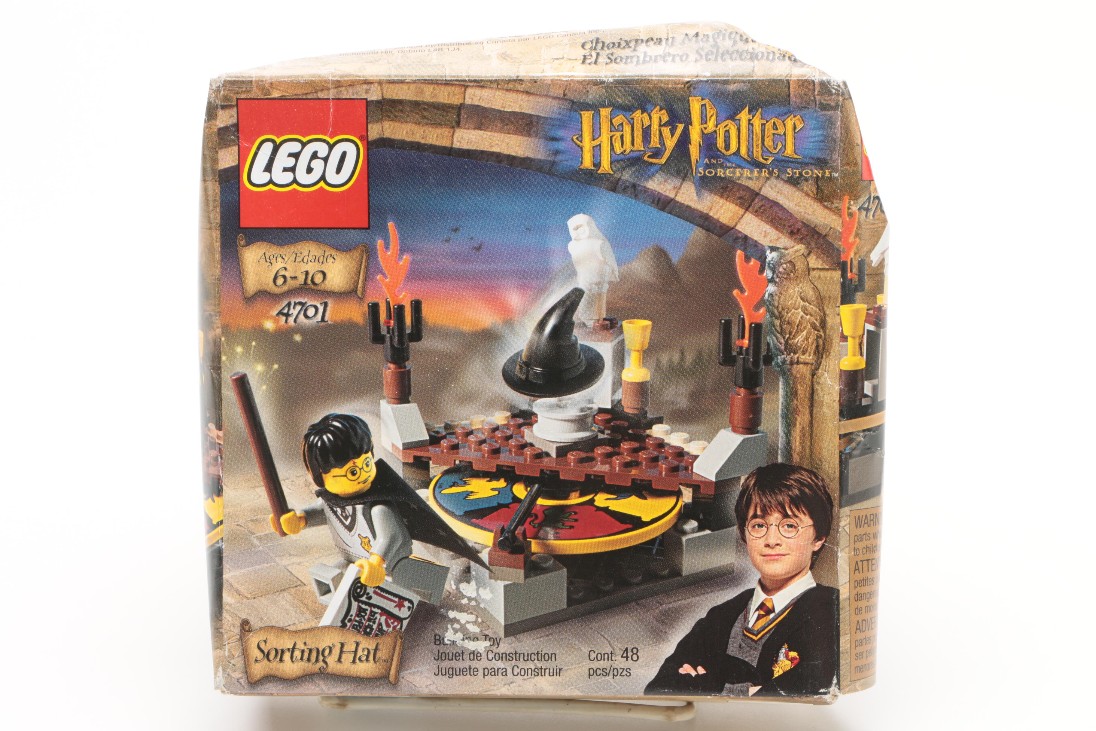LEGO Games "Harry Potter Hogwarts" and LEGO "Sorting Hat"