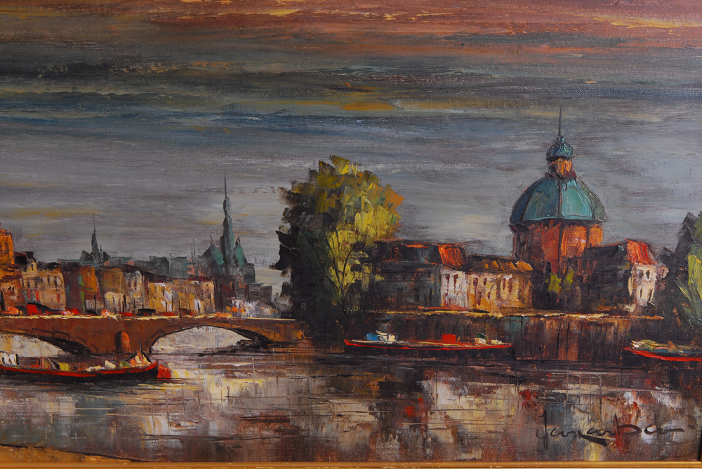 Leon Carbeau Oil Painting