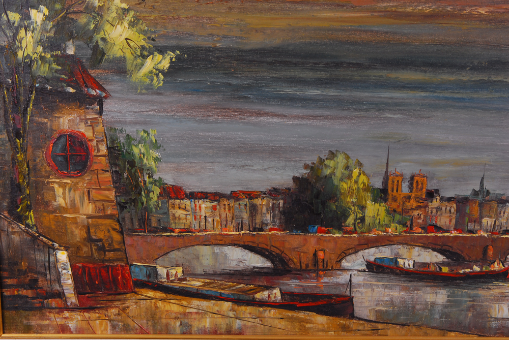 Leon Carbeau Oil Painting