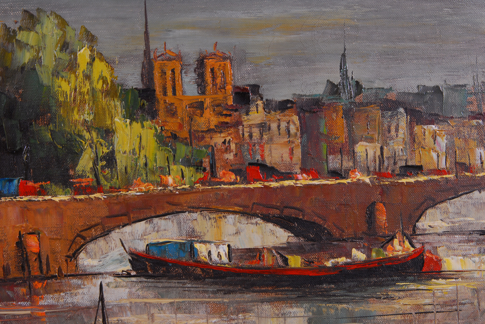 Leon Carbeau Oil Painting