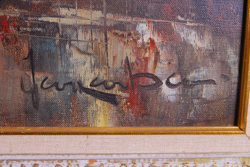 Leon Carbeau Oil Painting