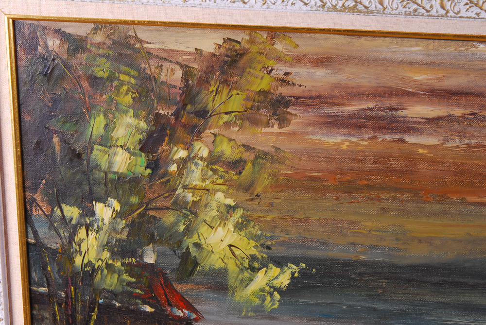 Leon Carbeau Oil Painting