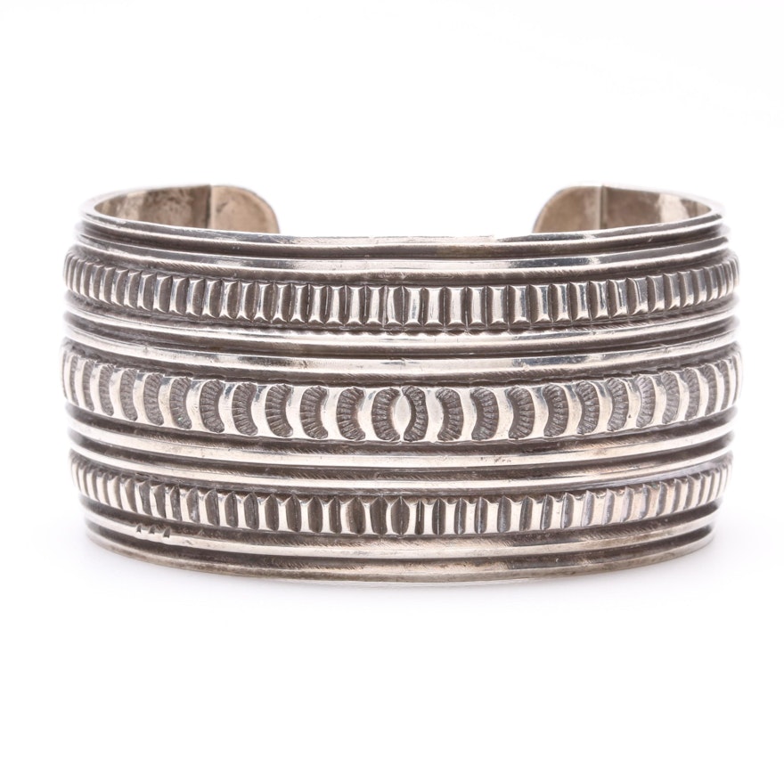 Sunshine Reeves Navajo Diné Sterling Silver Cuff Bracelet