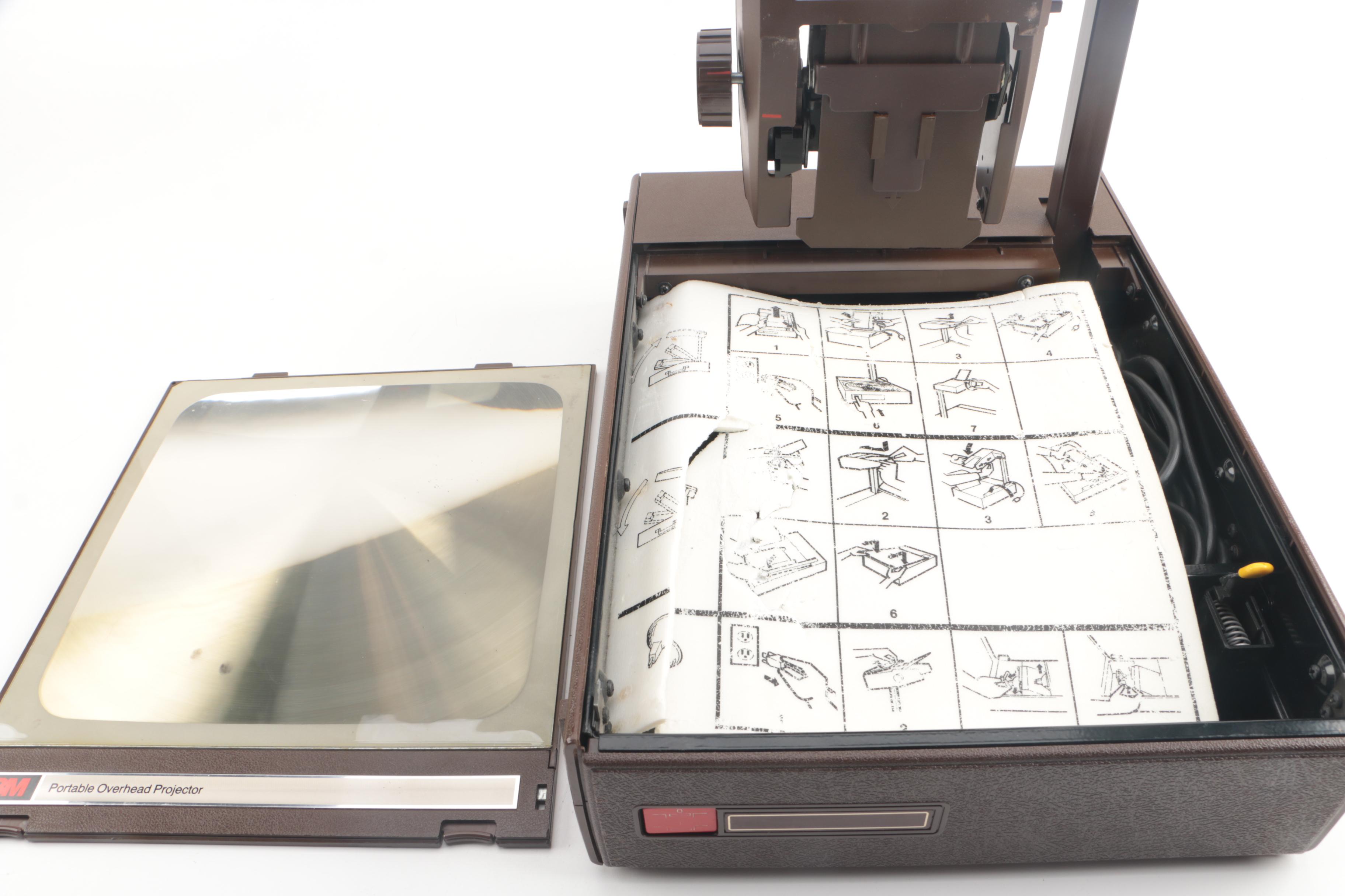 Vintage Portable Overhead Projector by 3M