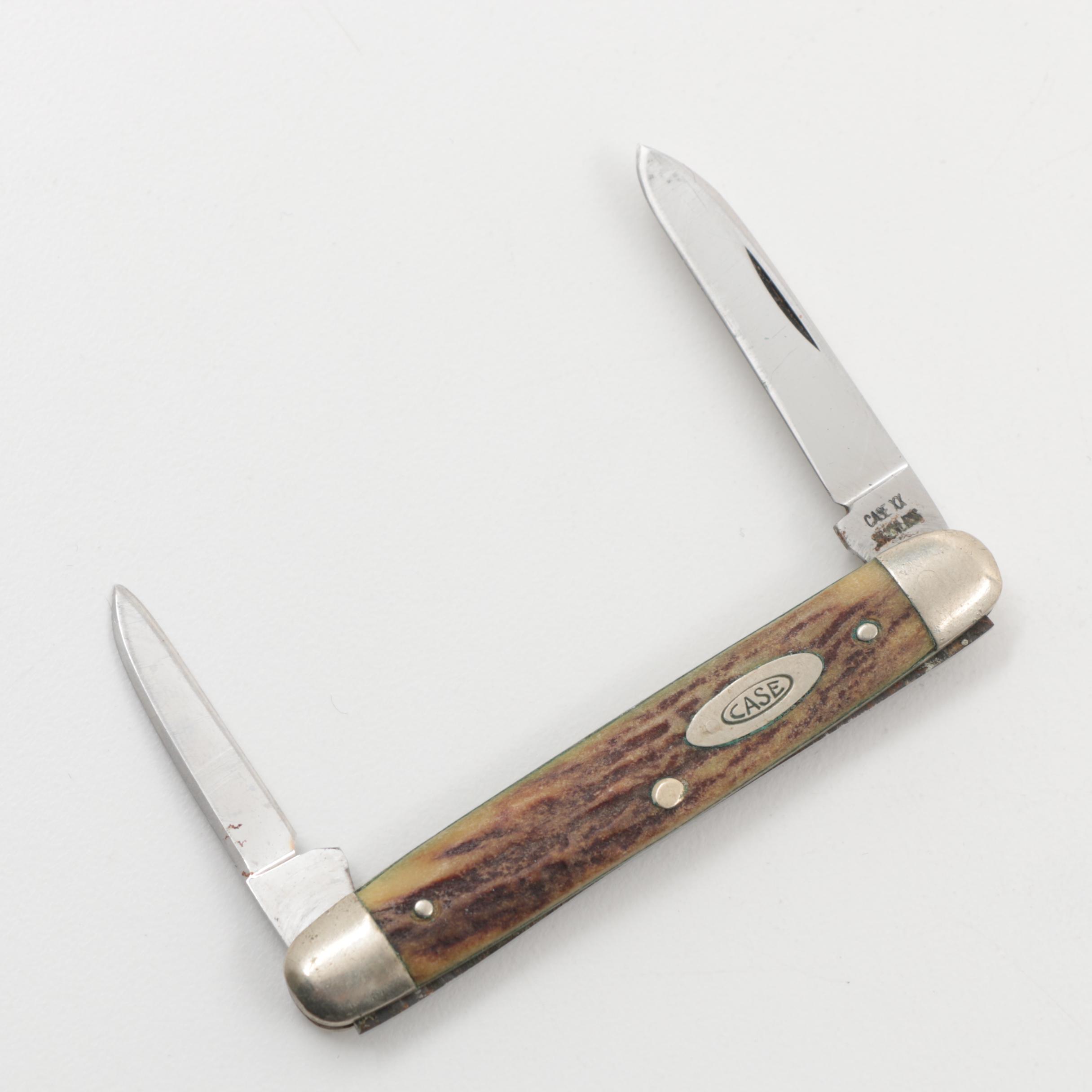 Three Vintage Case XX Pocket Knives
