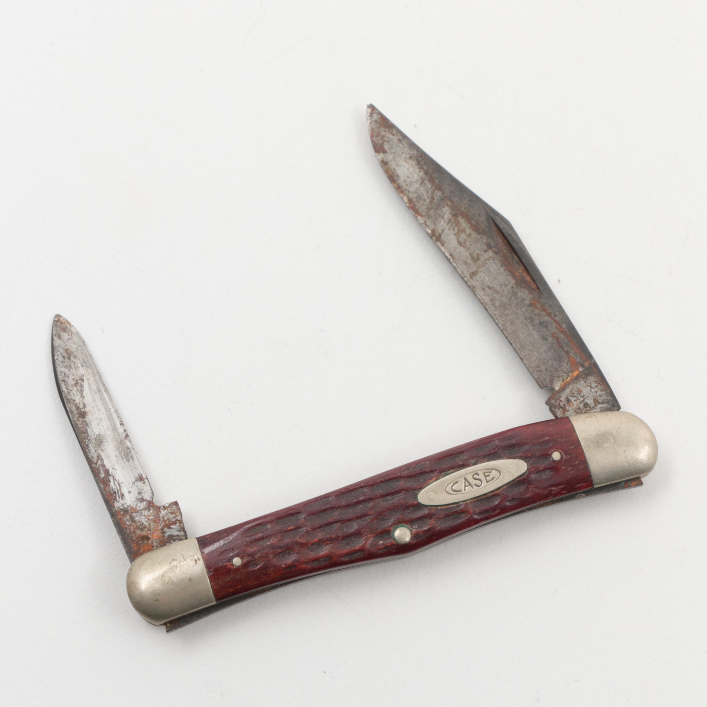 Three Vintage Case XX Pocket Knives