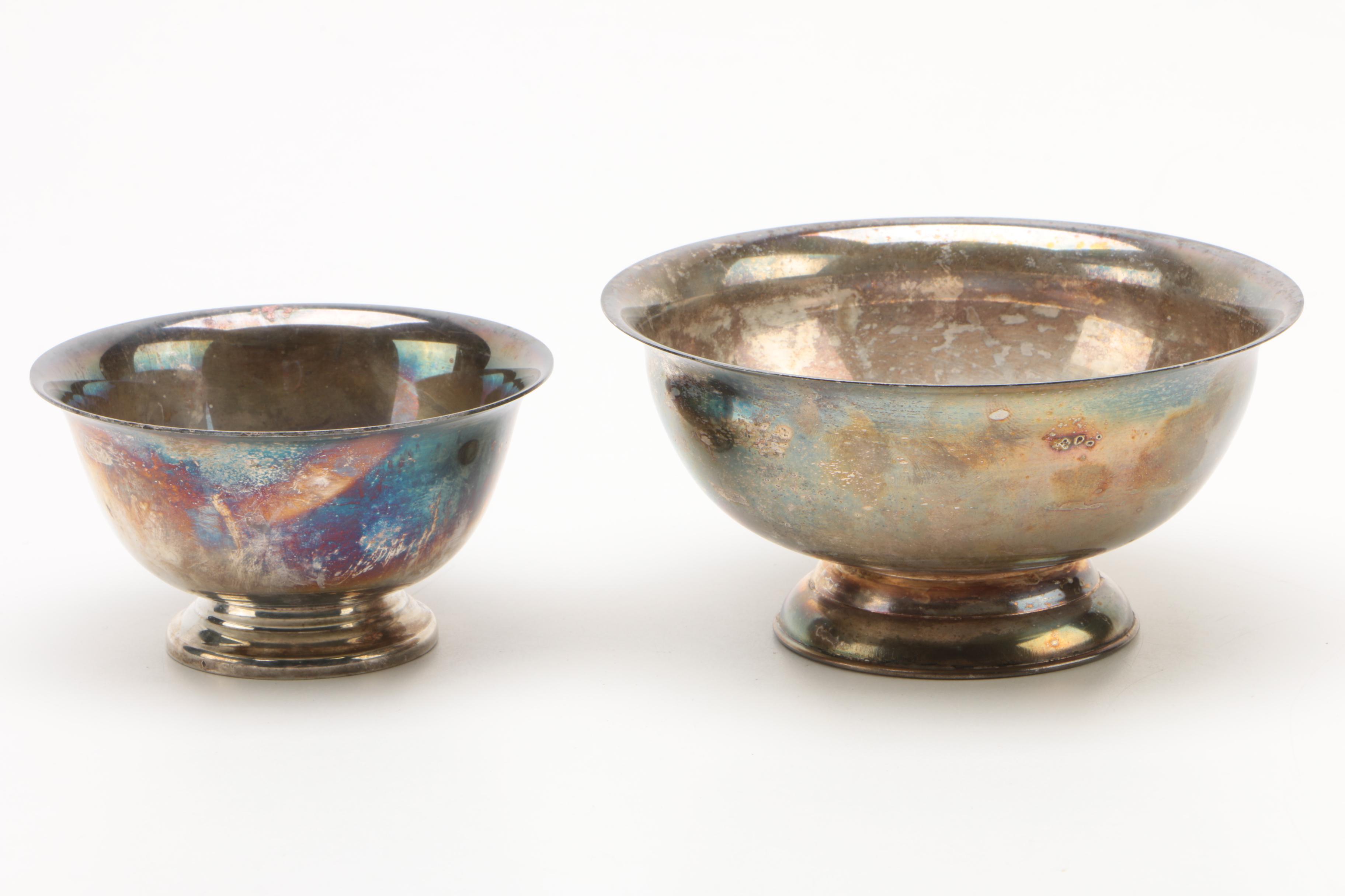 Paul Revere Style Bowls Featuring Reed & Barton and Meriden S.P. Co.