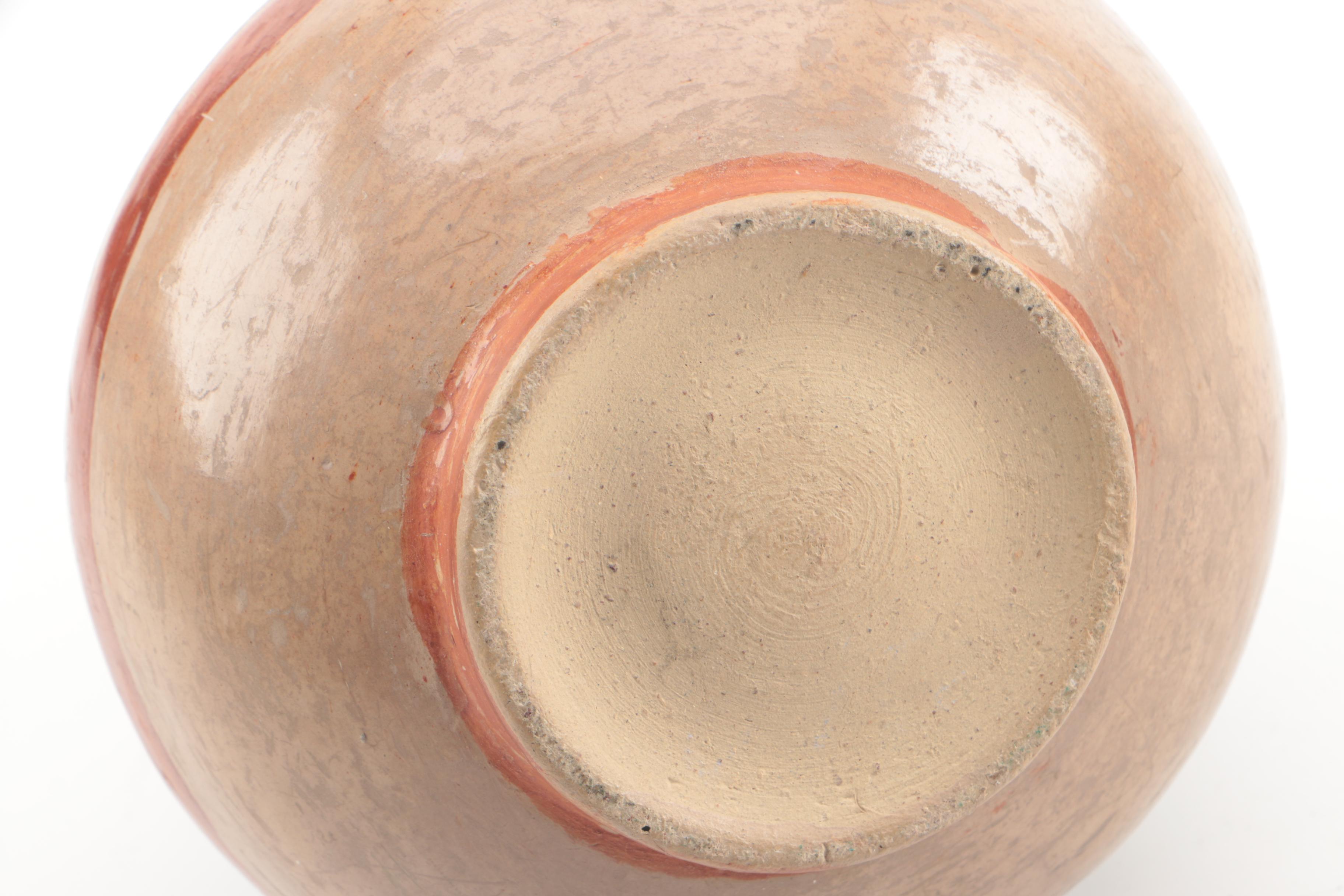 Vintage Tonala Style Vase and Pitcher