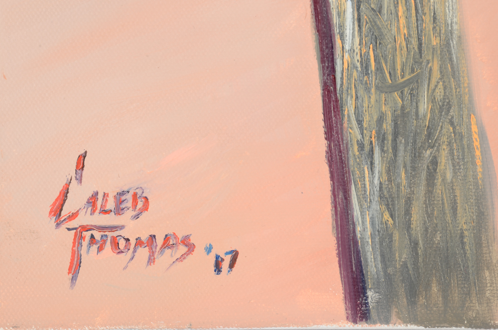 Caleb Thomas Oil Painting on Canvas "Beach Day"