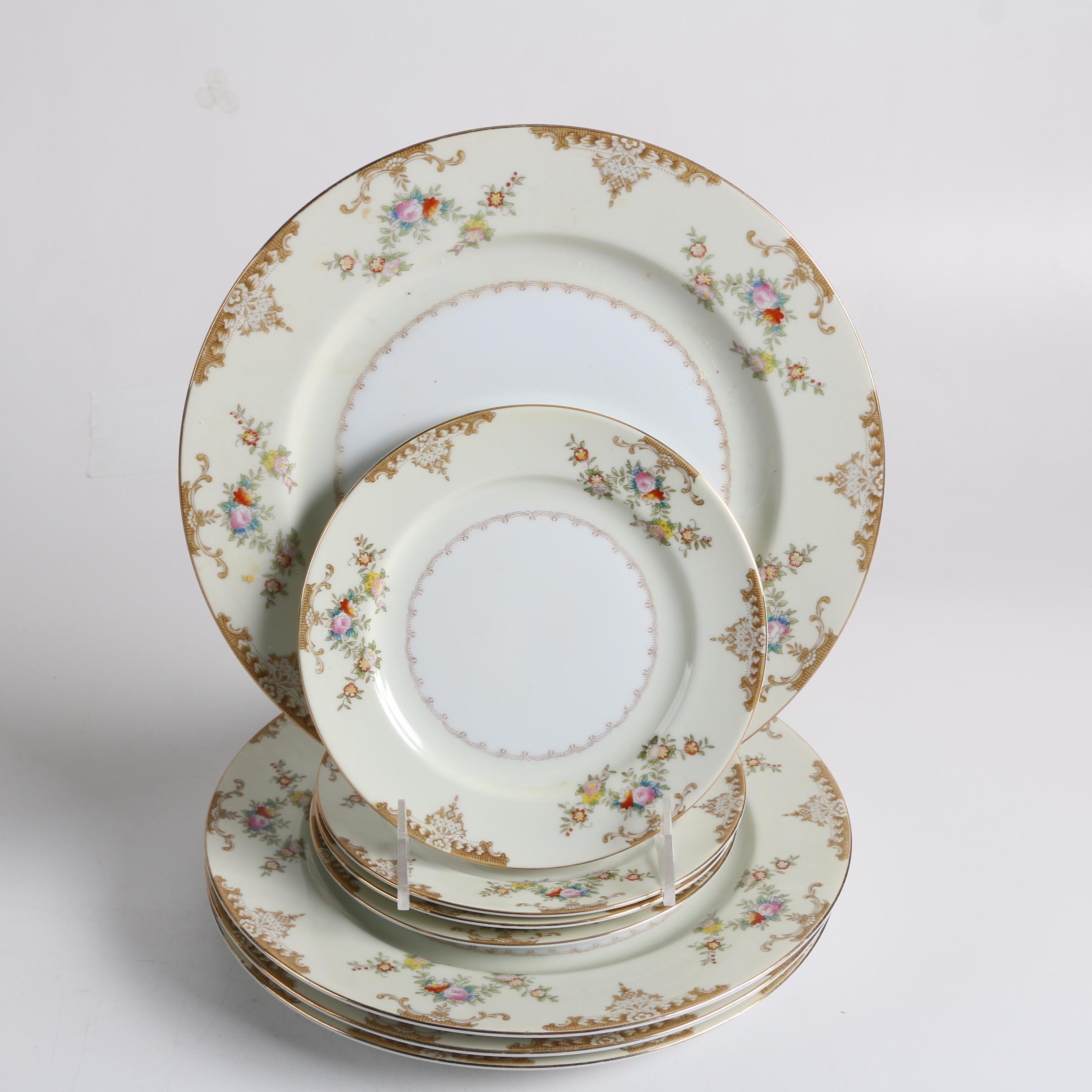 Vintage Meito China "Aristocrat" Hand-embellished Tableware