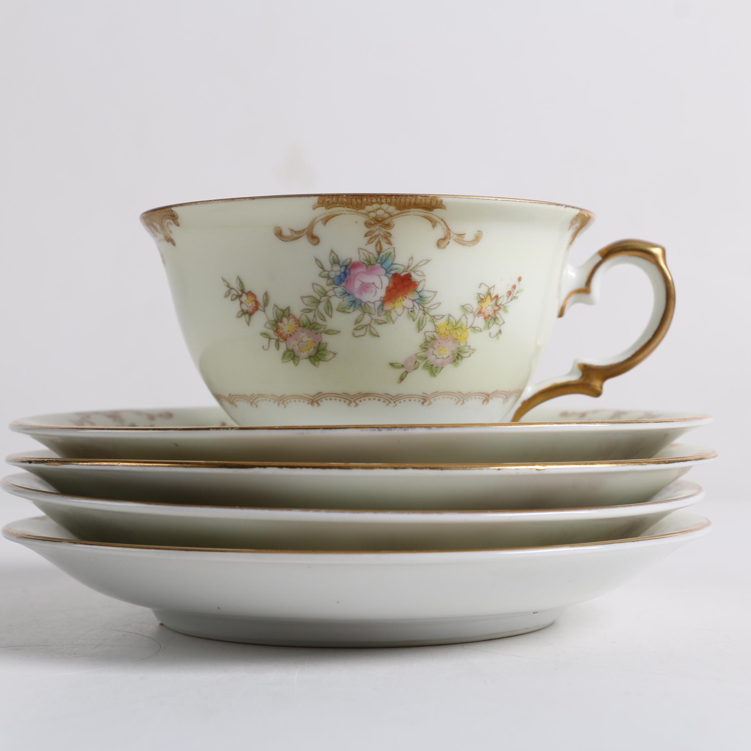 Vintage Meito China "Aristocrat" Hand-embellished Tableware