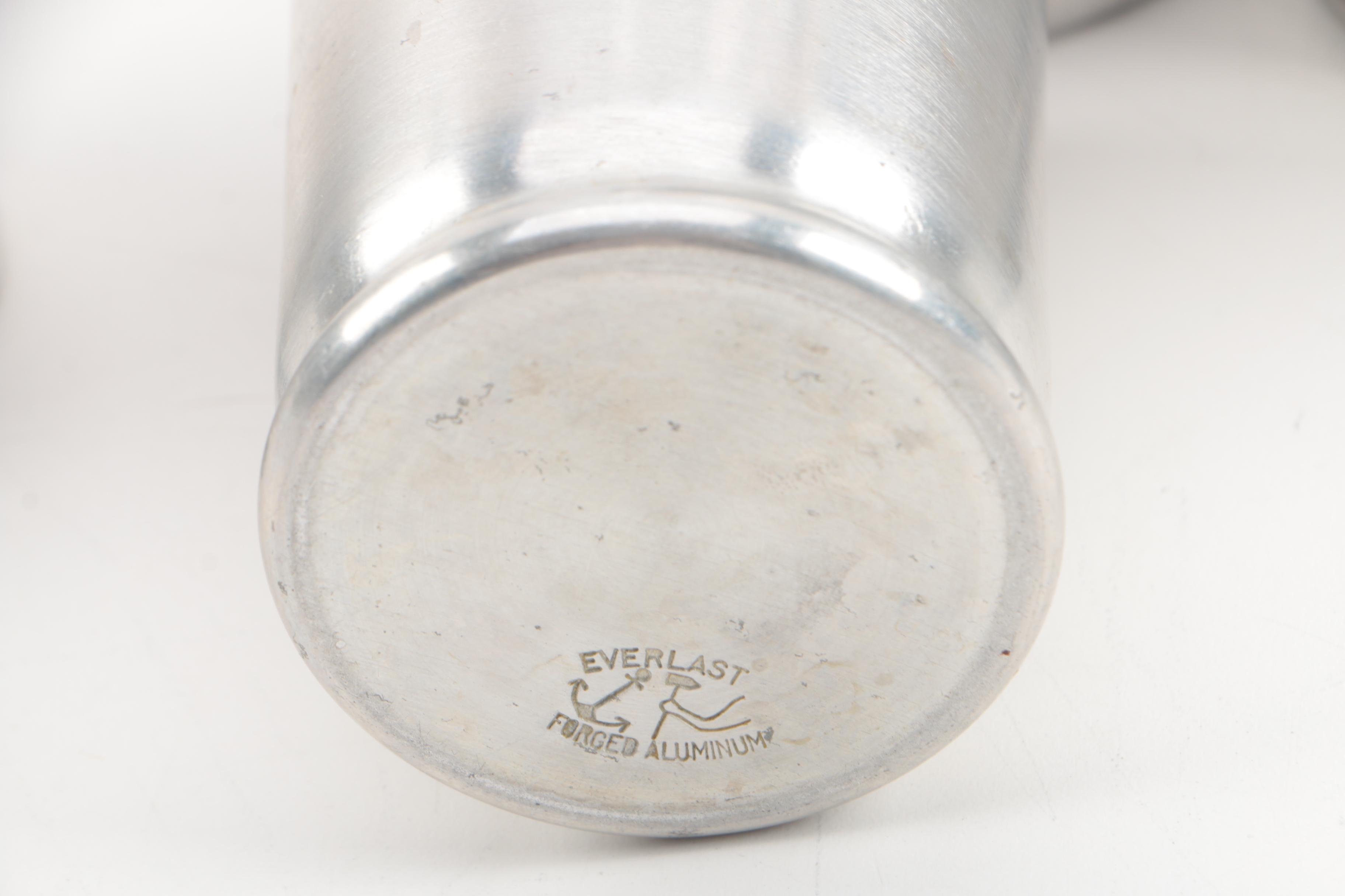 Vintage Aluminum Tableware Including Everlast and Continental