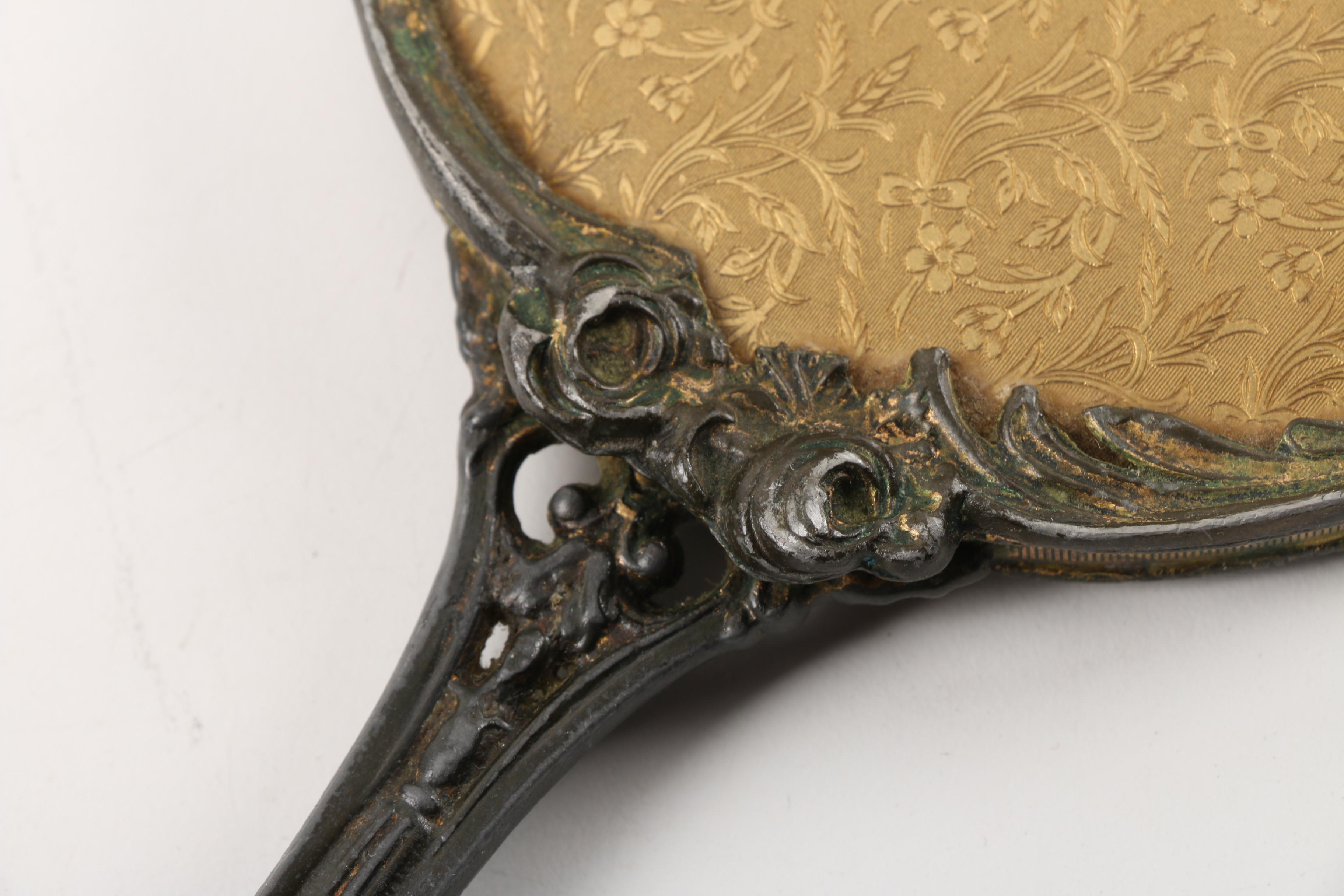 Vintage Vanity Decor Featuring Sam Fink Lipstick Holders and Sterling Jar Caps