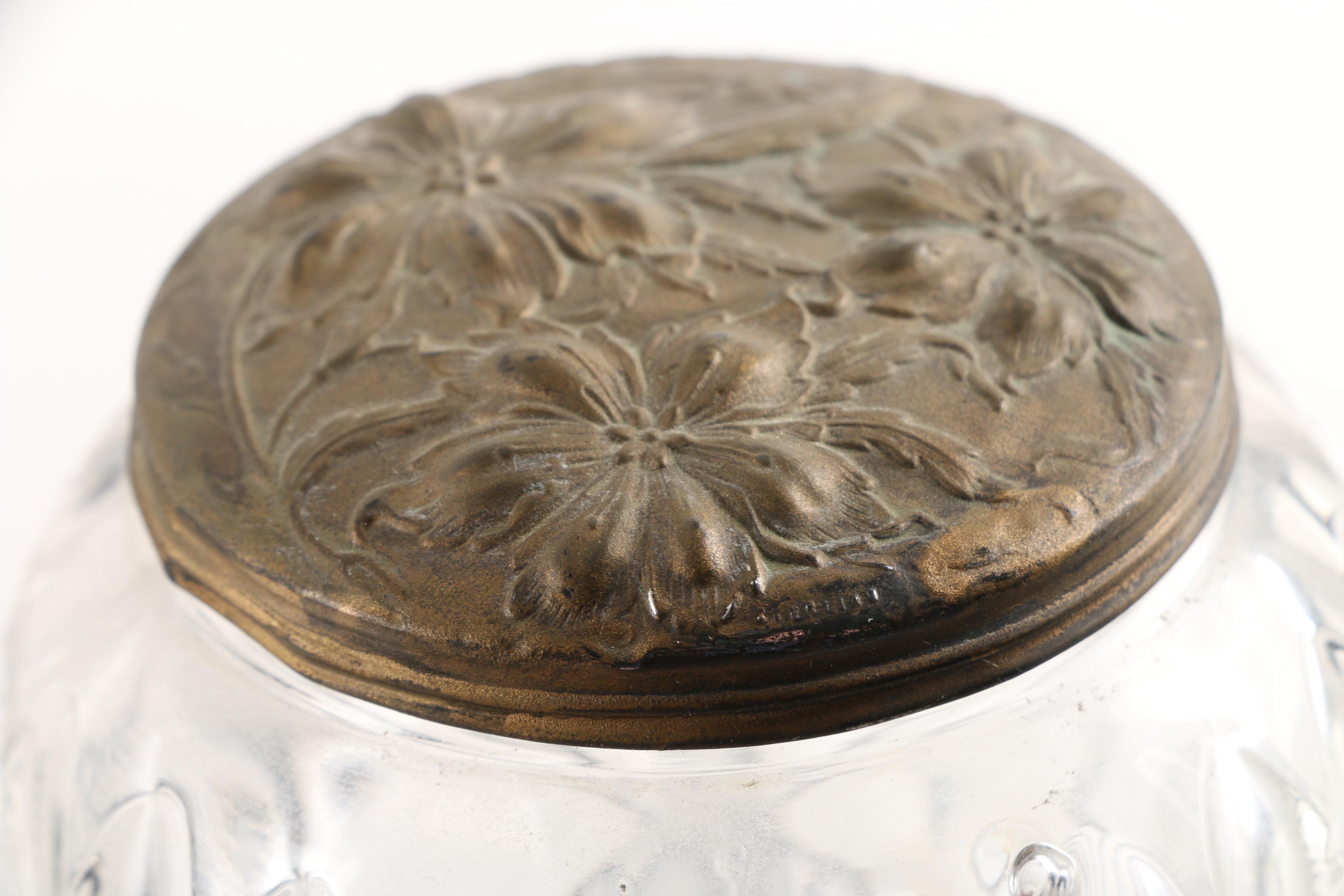 Vintage Vanity Decor Featuring Sam Fink Lipstick Holders and Sterling Jar Caps