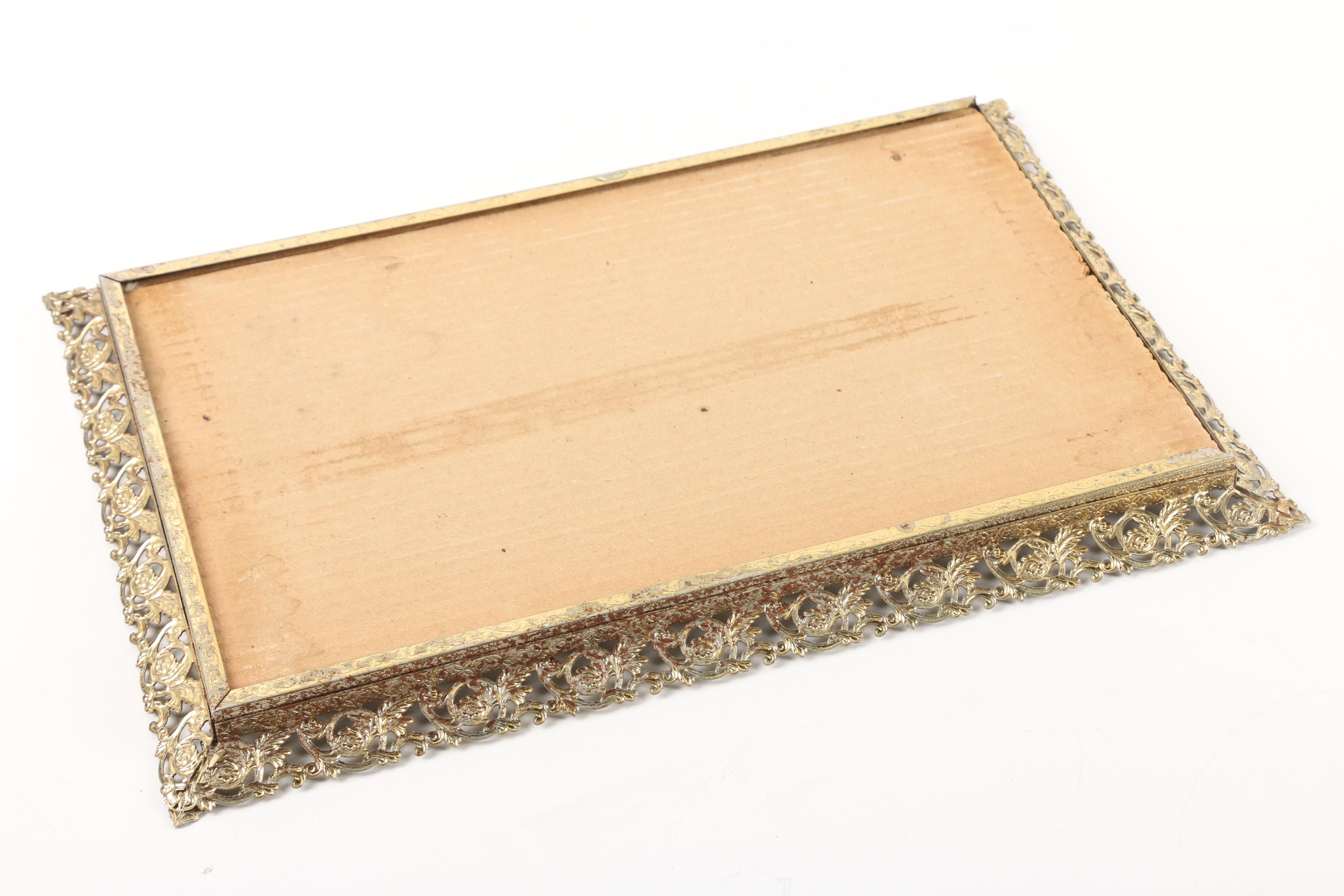 Vintage Vanity Decor Featuring Sam Fink Lipstick Holders and Sterling Jar Caps