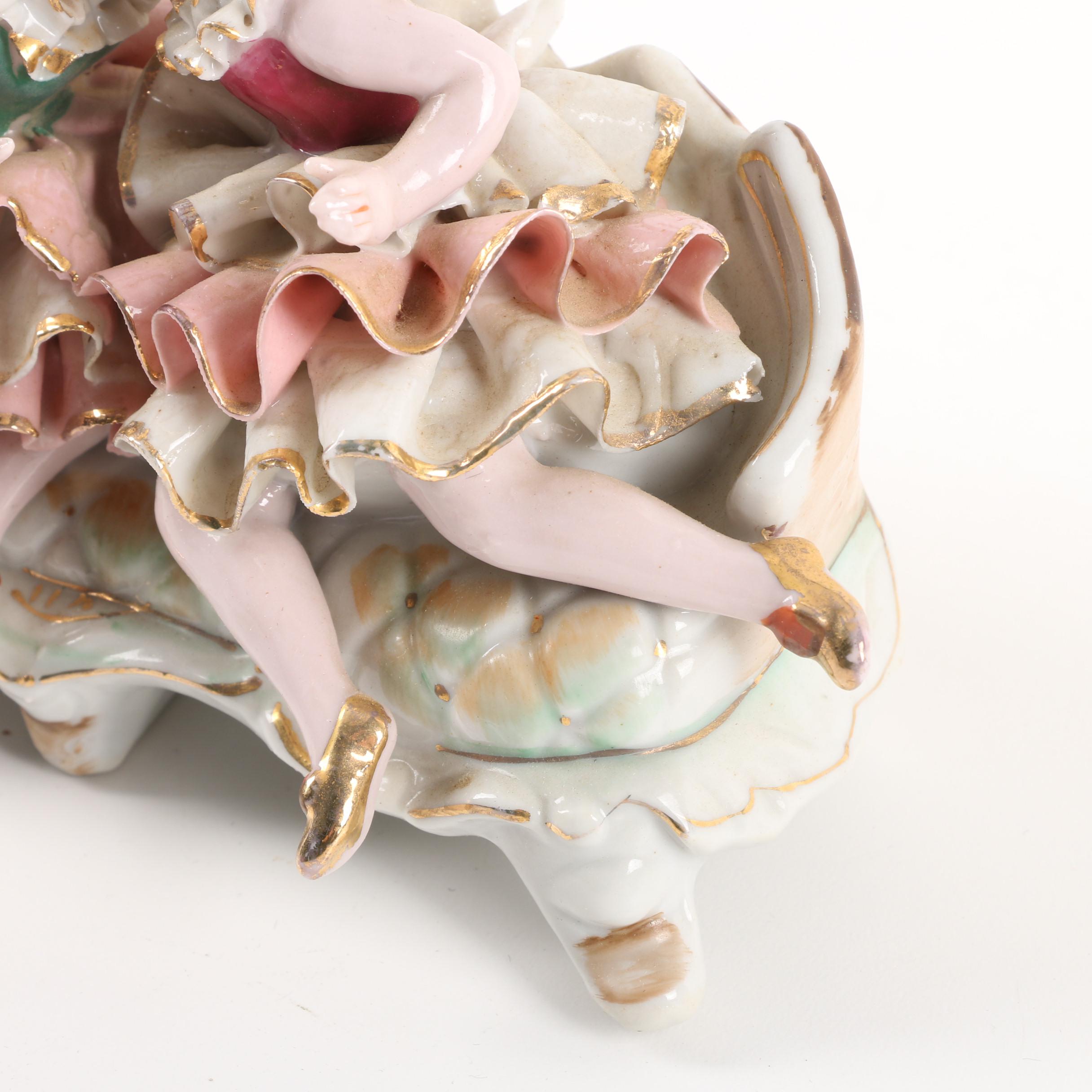 Vintage Thames Bone China Hand-Painted Figurine