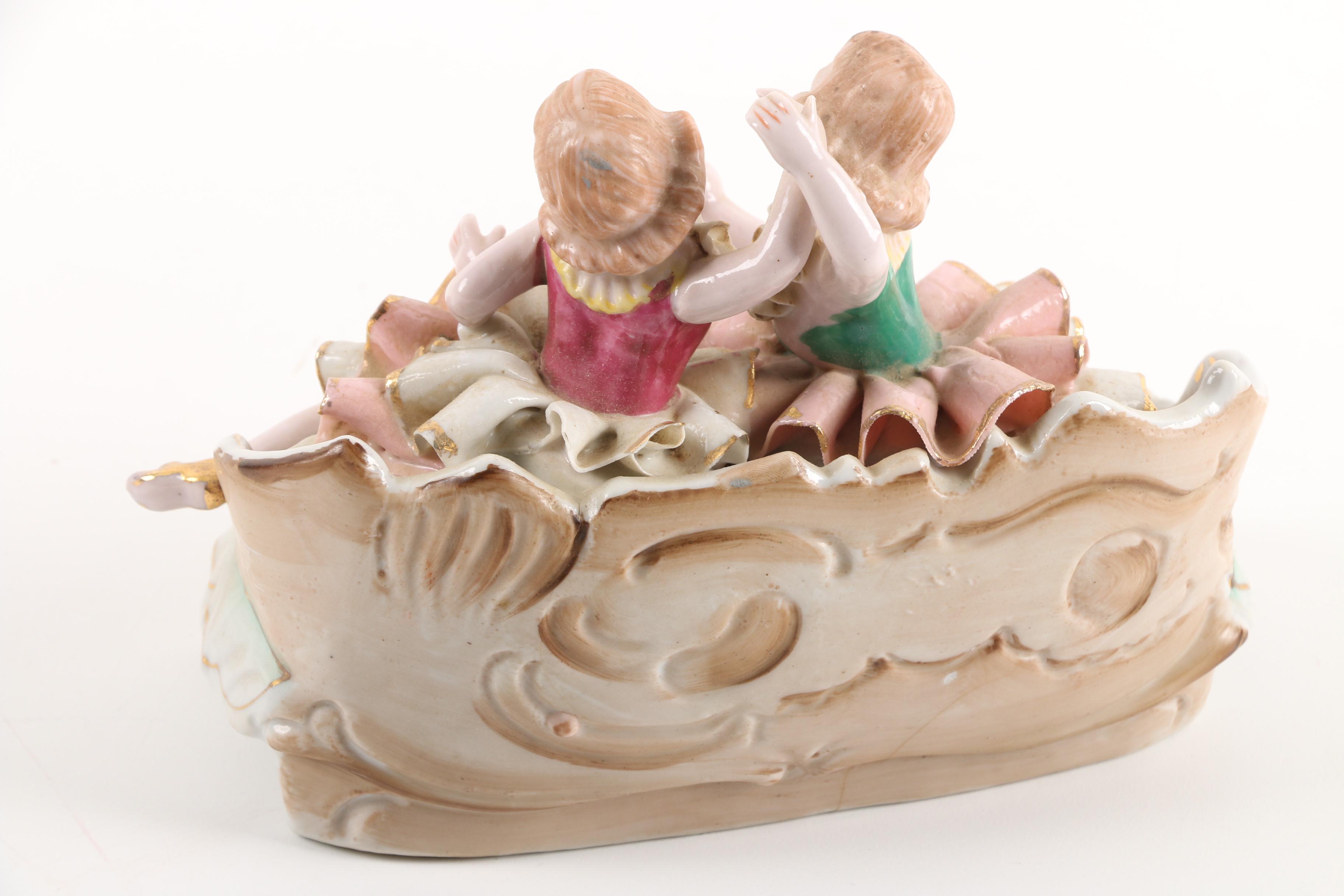 Vintage Thames Bone China Hand-Painted Figurine