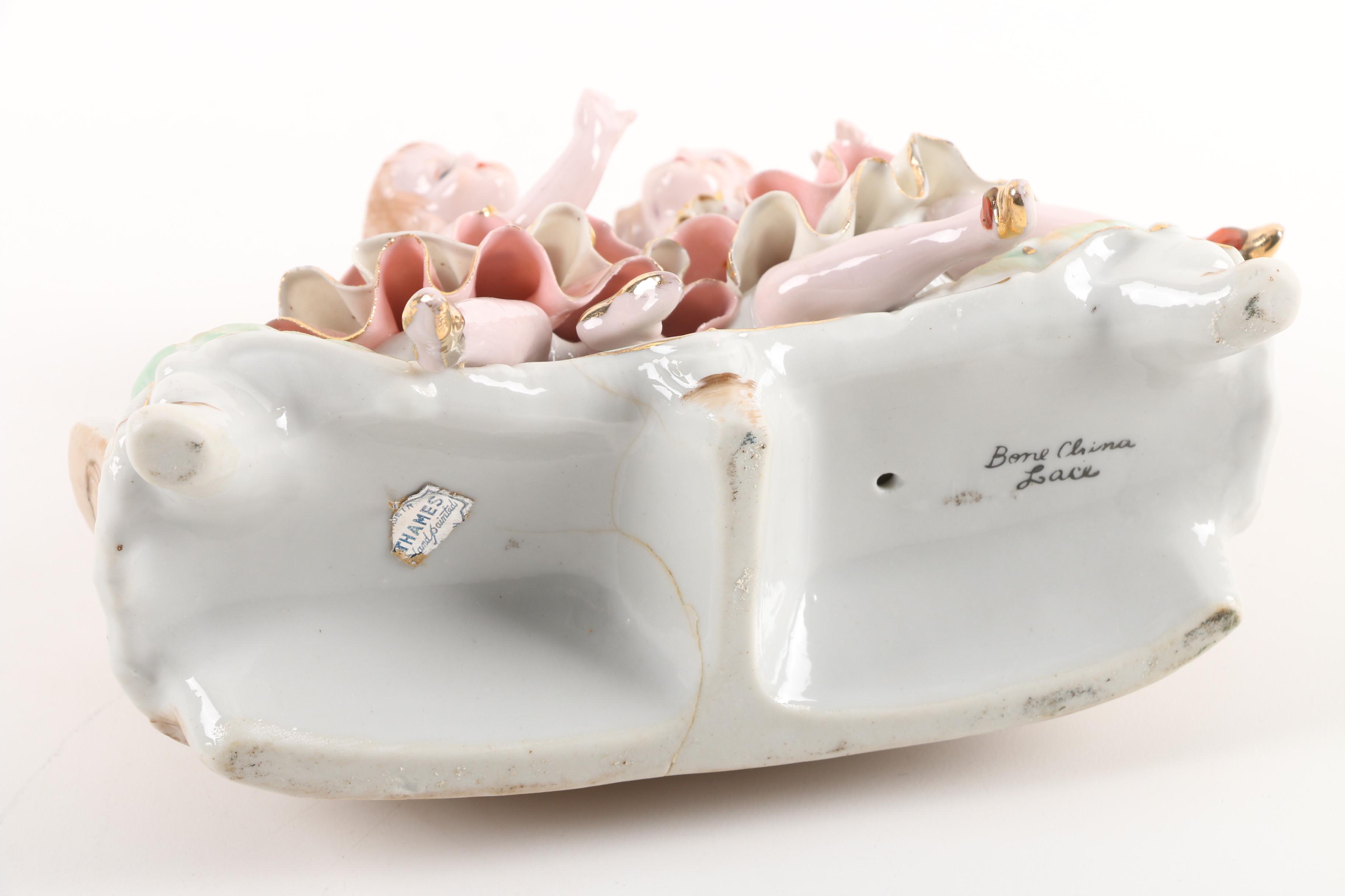 Vintage Thames Bone China Hand-Painted Figurine