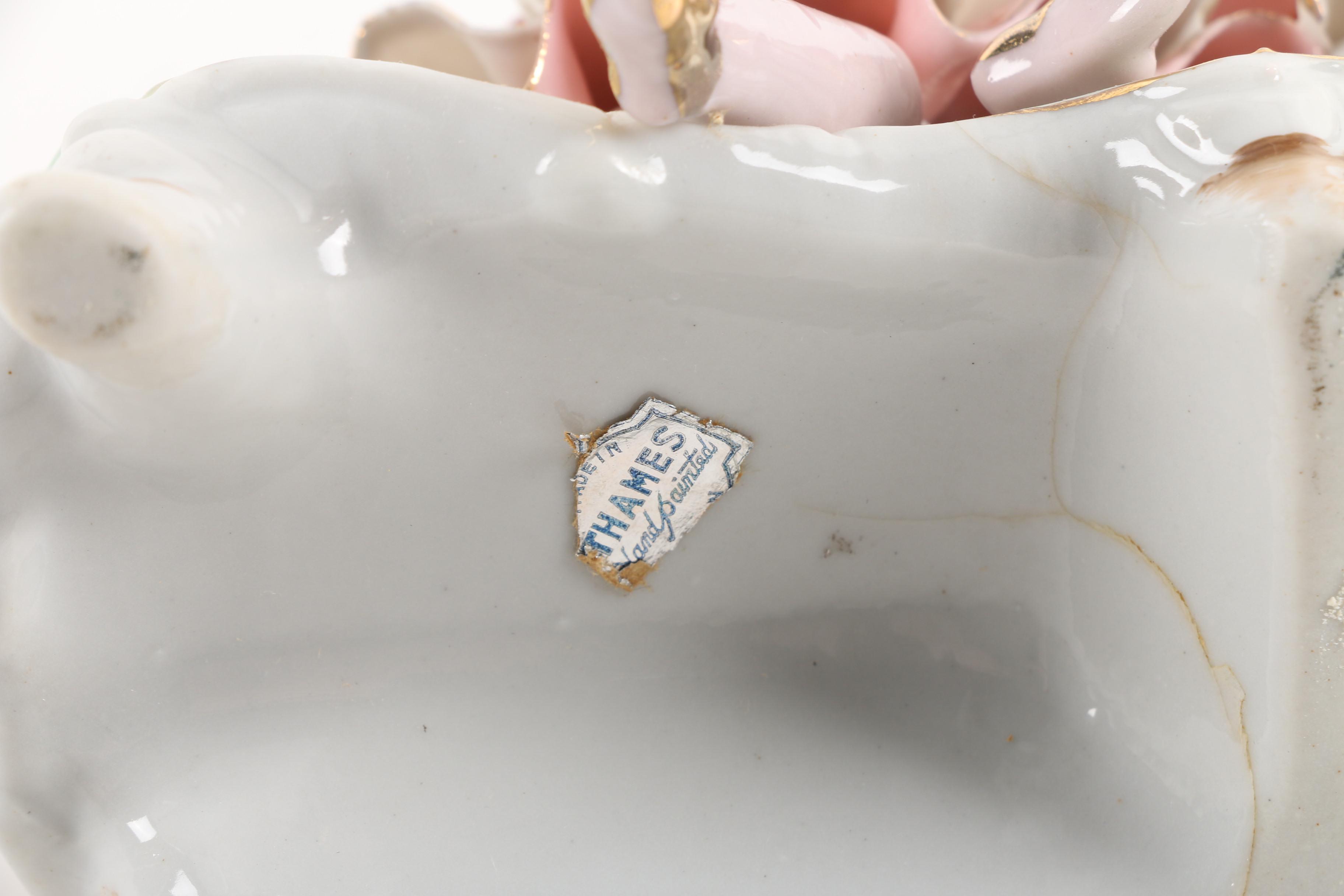 Vintage Thames Bone China Hand-Painted Figurine