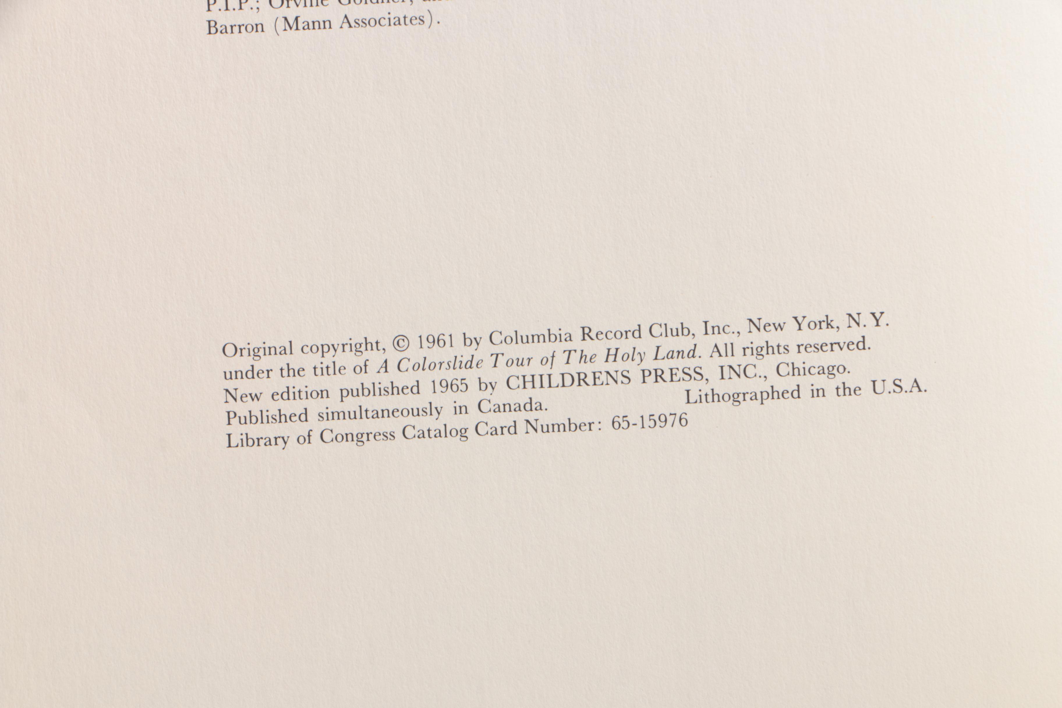 Vintage Travel Books Including "Let's Travel"