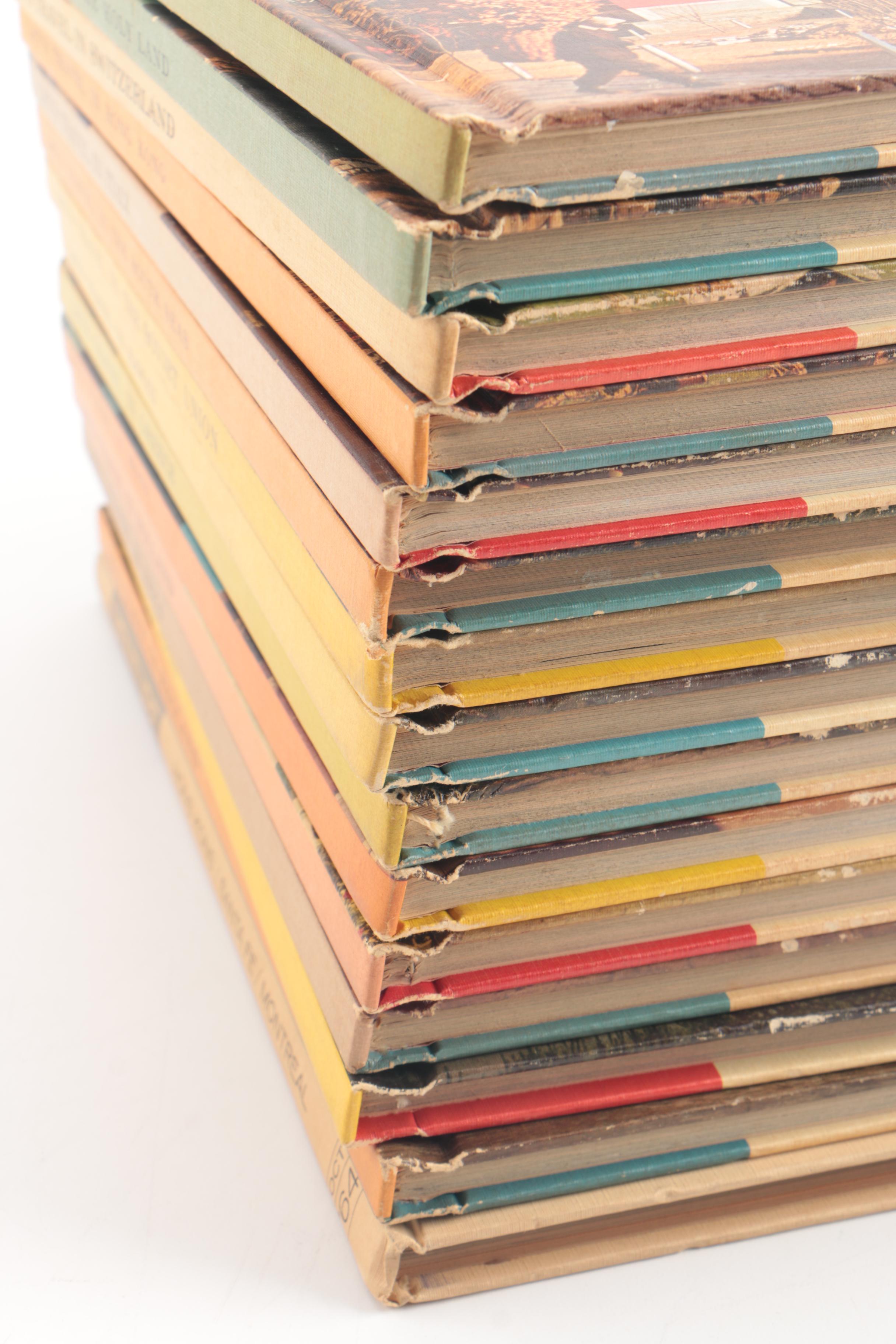 Vintage Travel Books Including "Let's Travel"