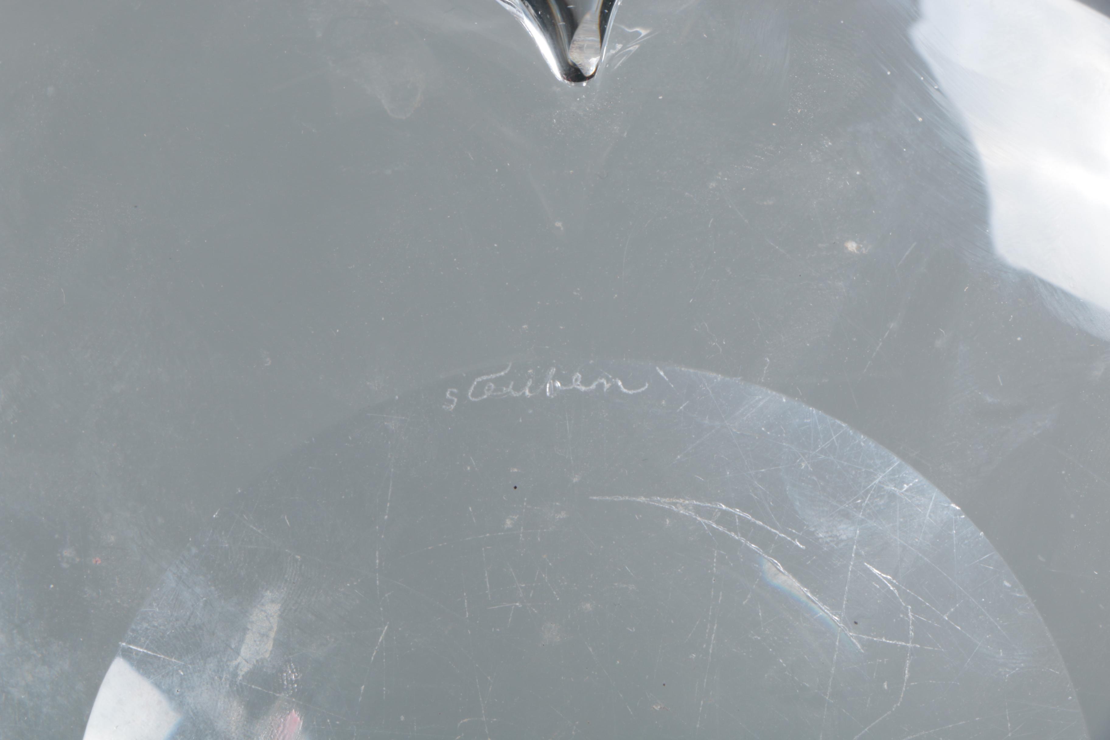 Mid Century Modern Steuben Glass Bowls Designed by George Thompson