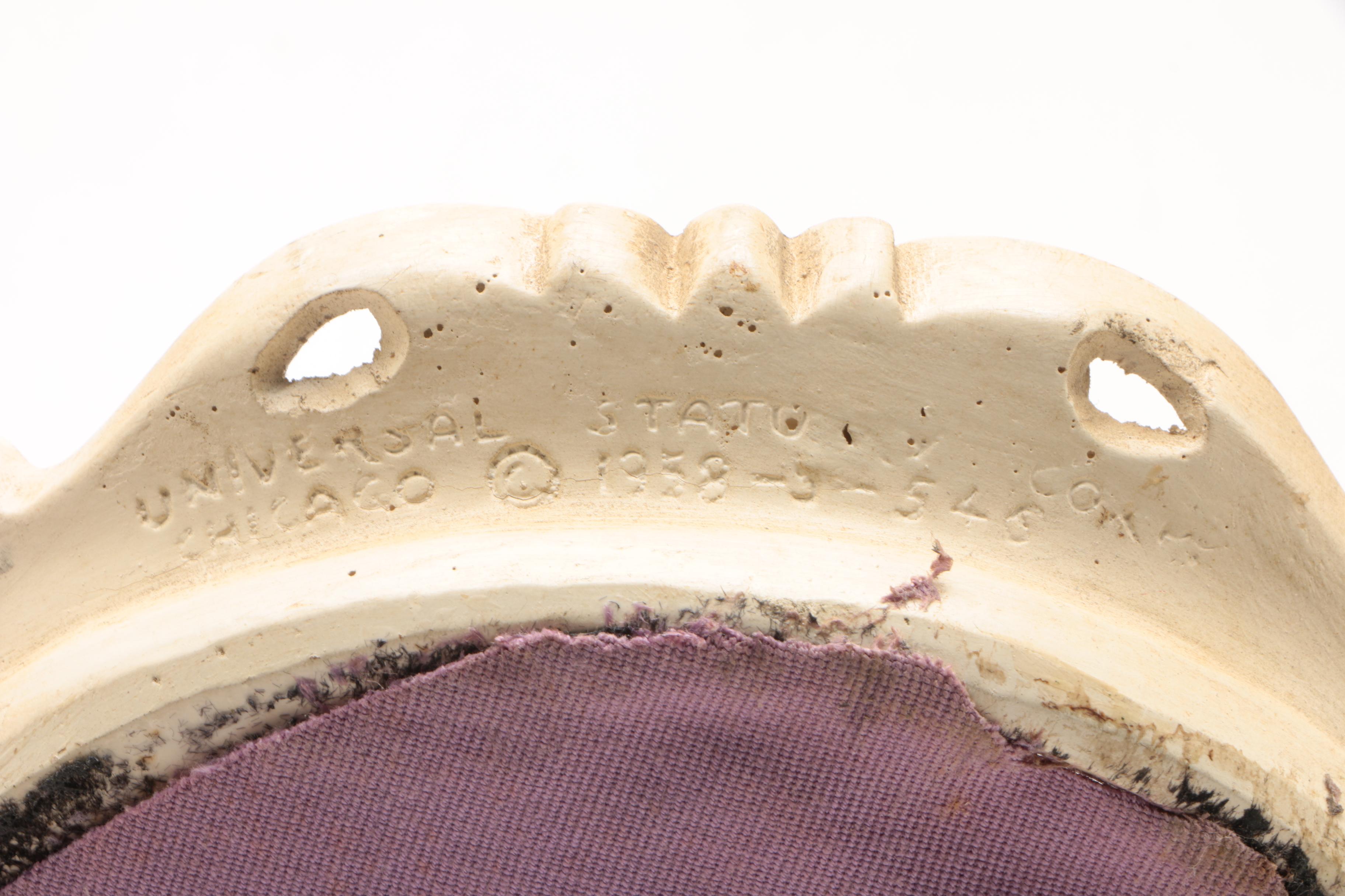 Vintage Universal Statuary Corp. Classical Style Chalkware Wall Hangings