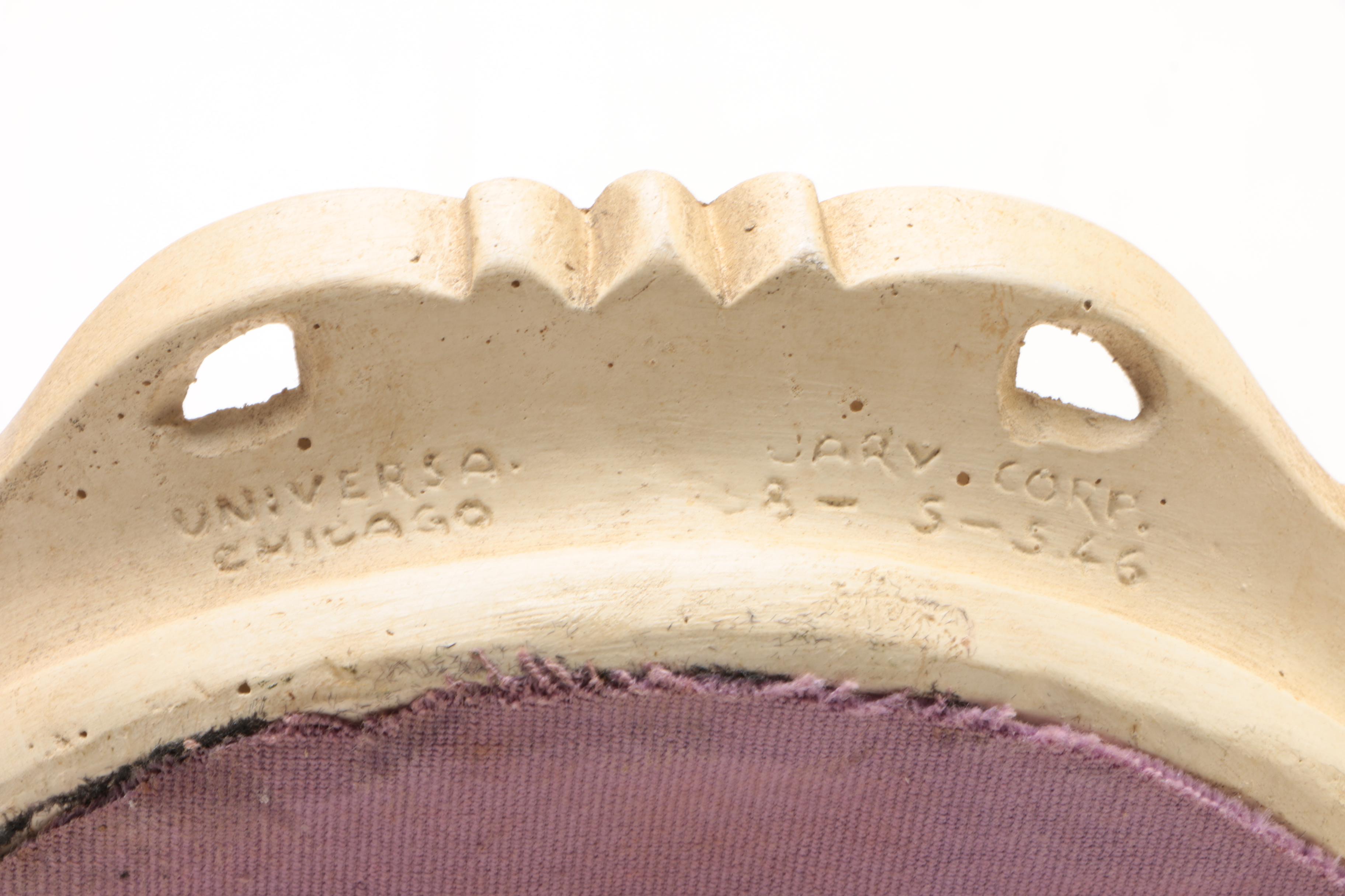 Vintage Universal Statuary Corp. Classical Style Chalkware Wall Hangings