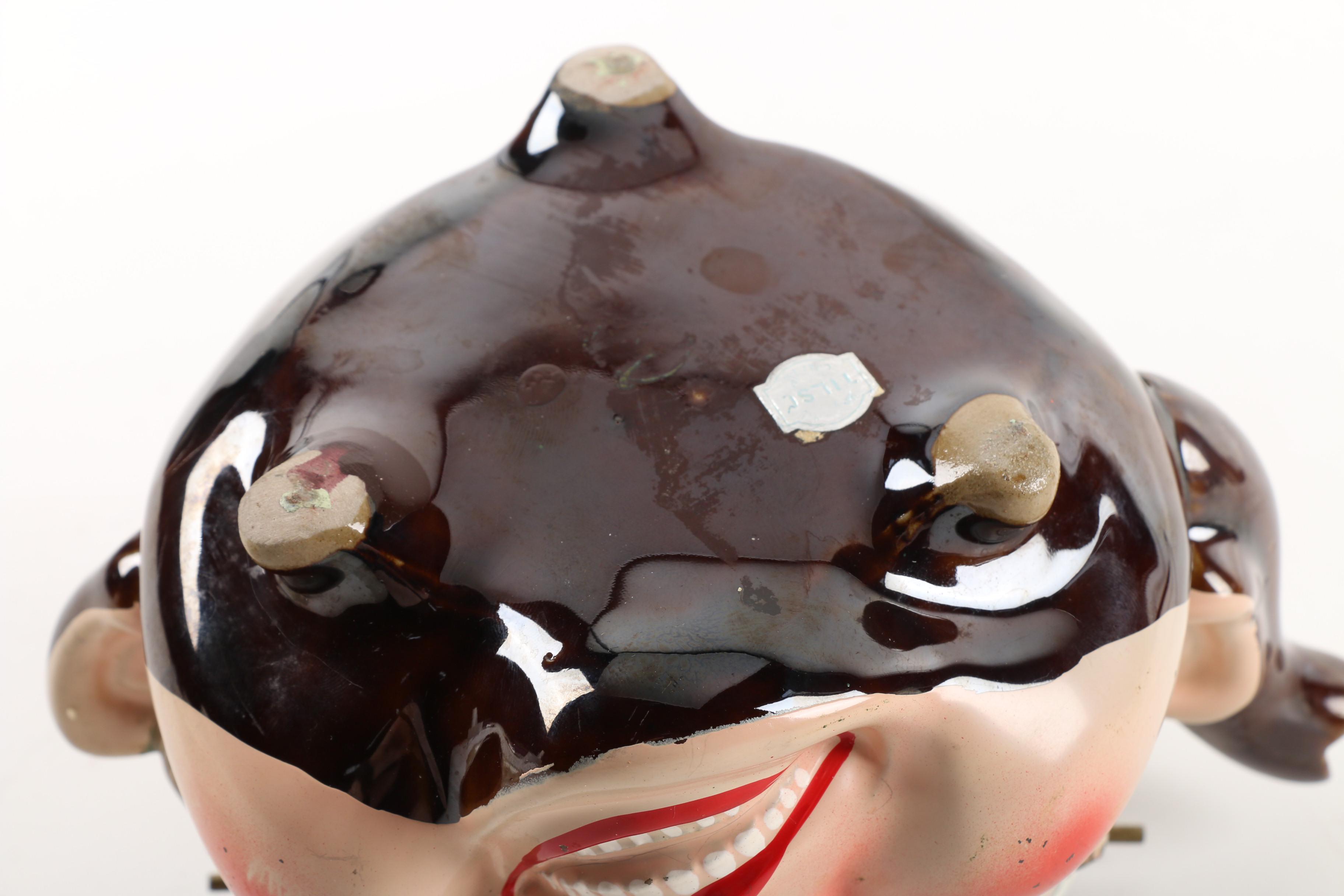 Vintage Tilso Japan "Bee on Nose" Chef Novelty Teapot