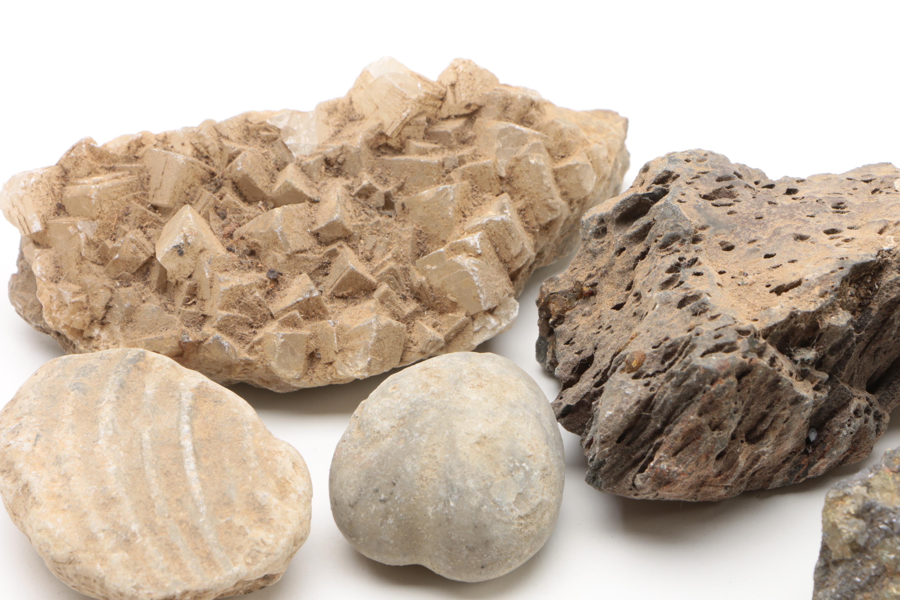 Mineral and Stone Specimens including Amethyst